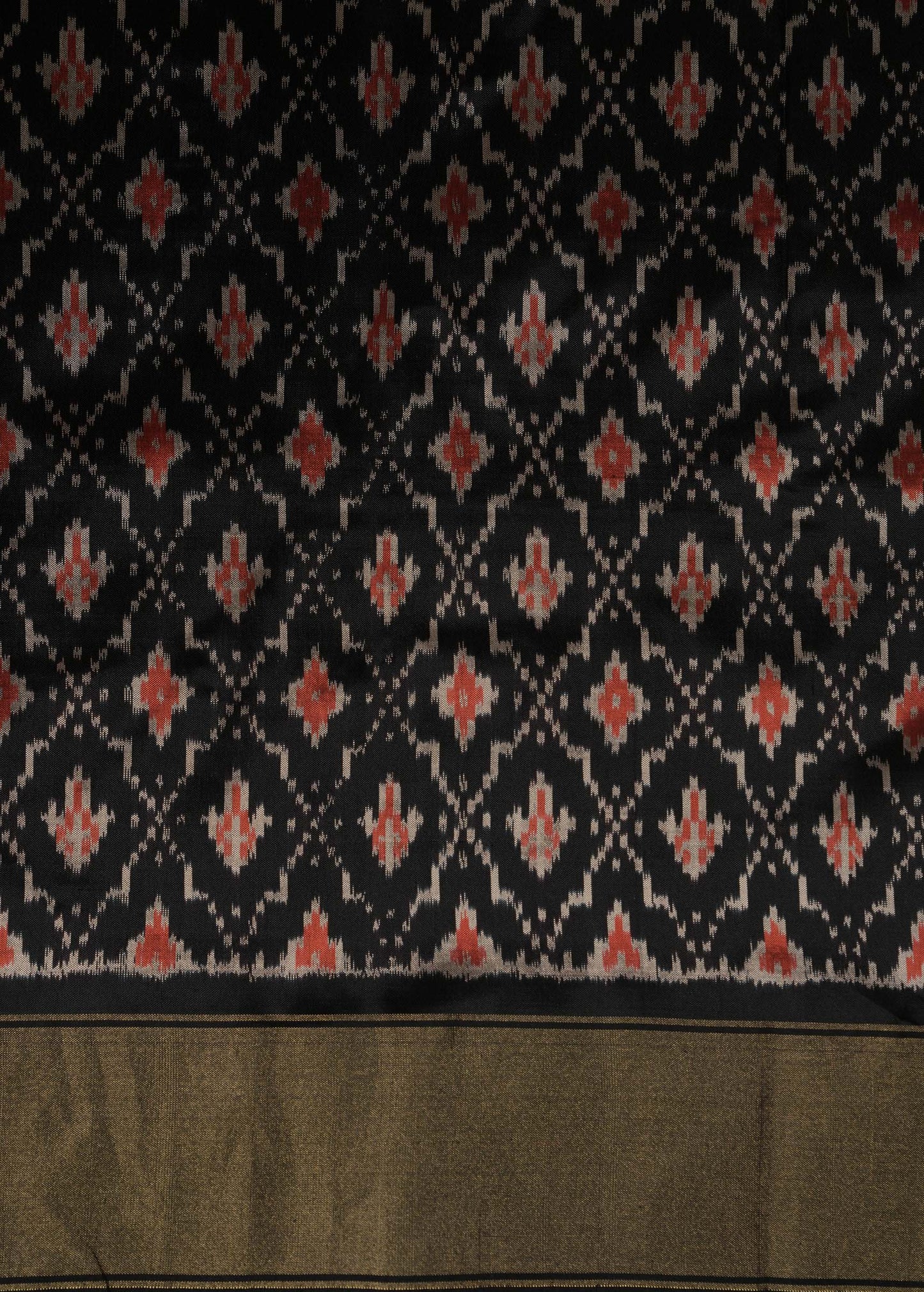 Black Silk Patola Saree