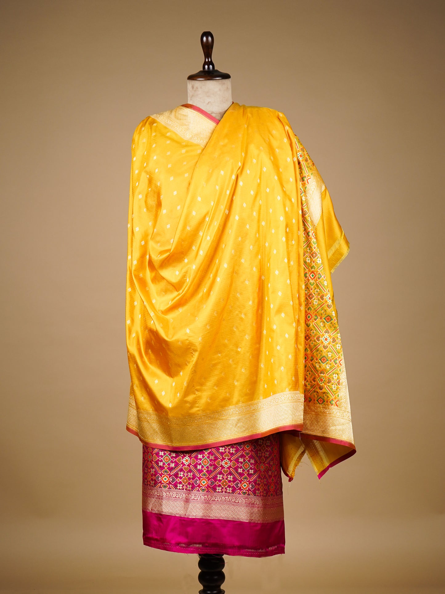 Pink Silk Dress Material