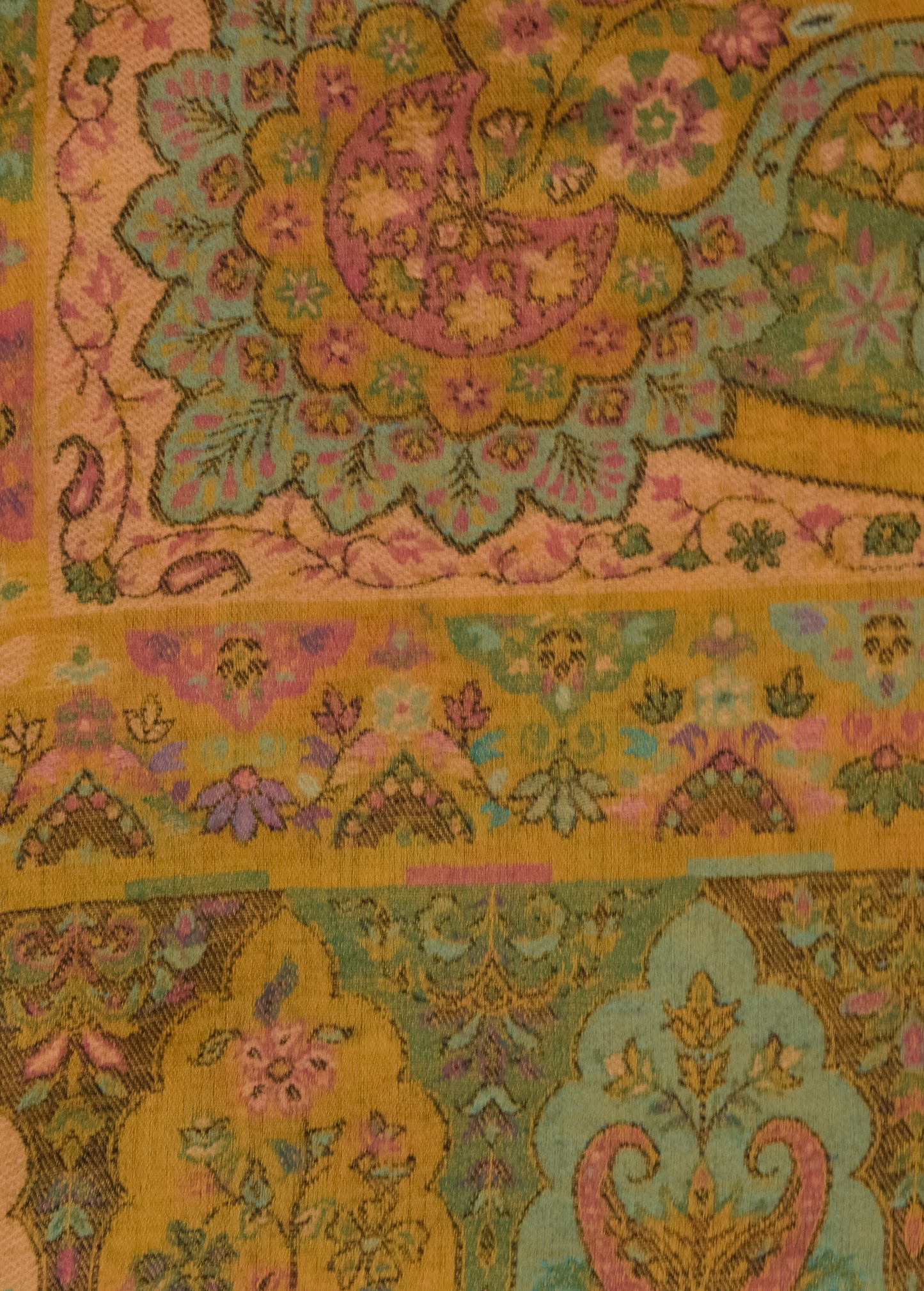 Yellow Pashmina Shawl