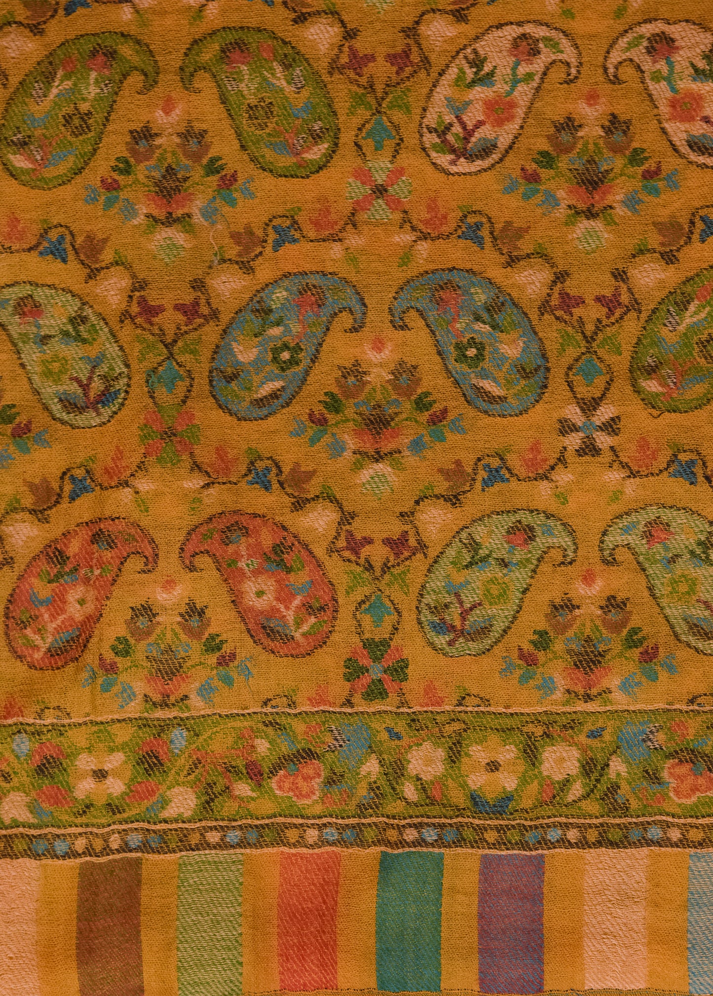 Yellow Pashmina Shawl