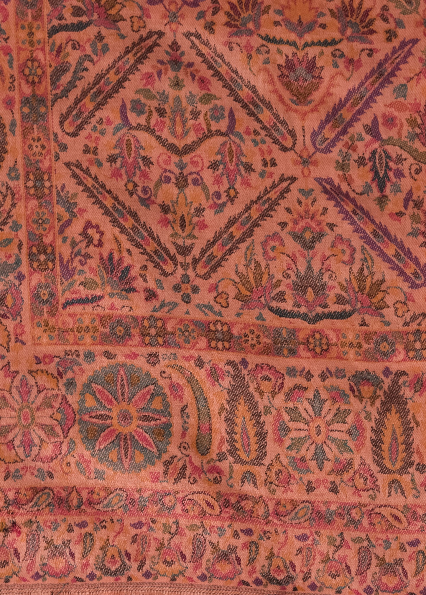 Peach Pashmina Shawl