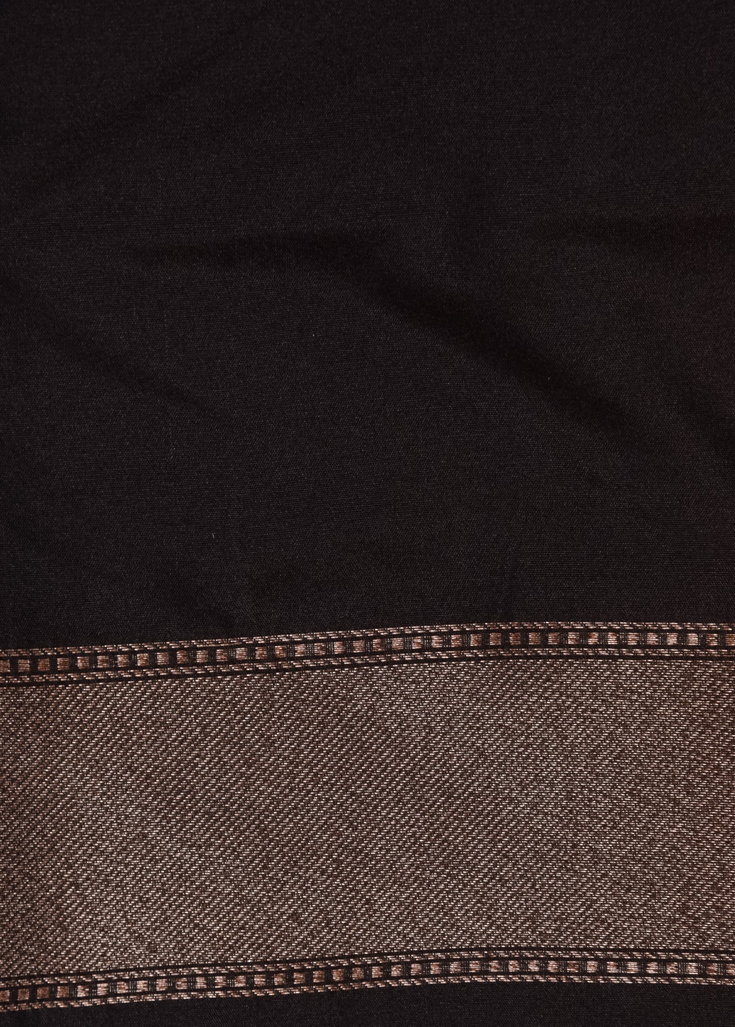 Black Art Silk Banarasi Saree