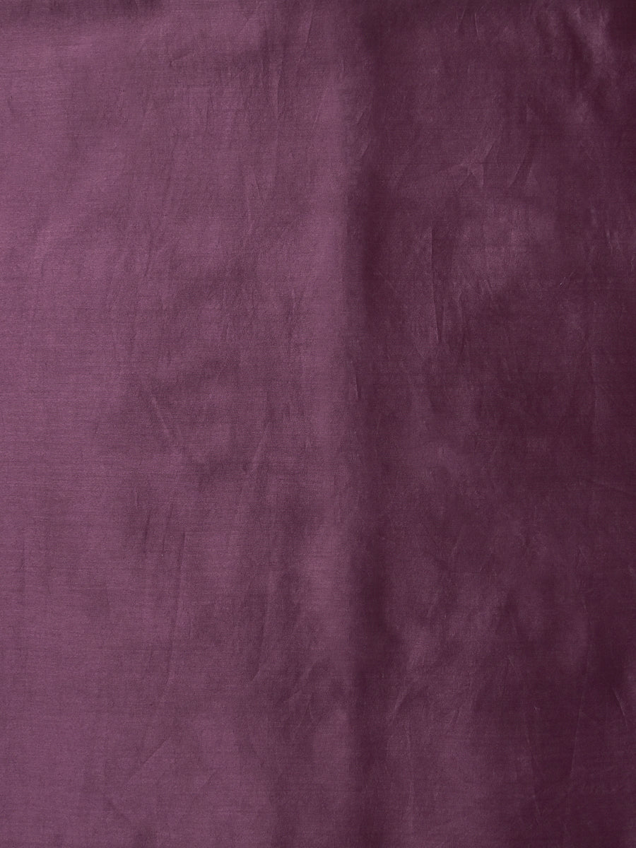 Purple Chanderi Cotton Dress Material