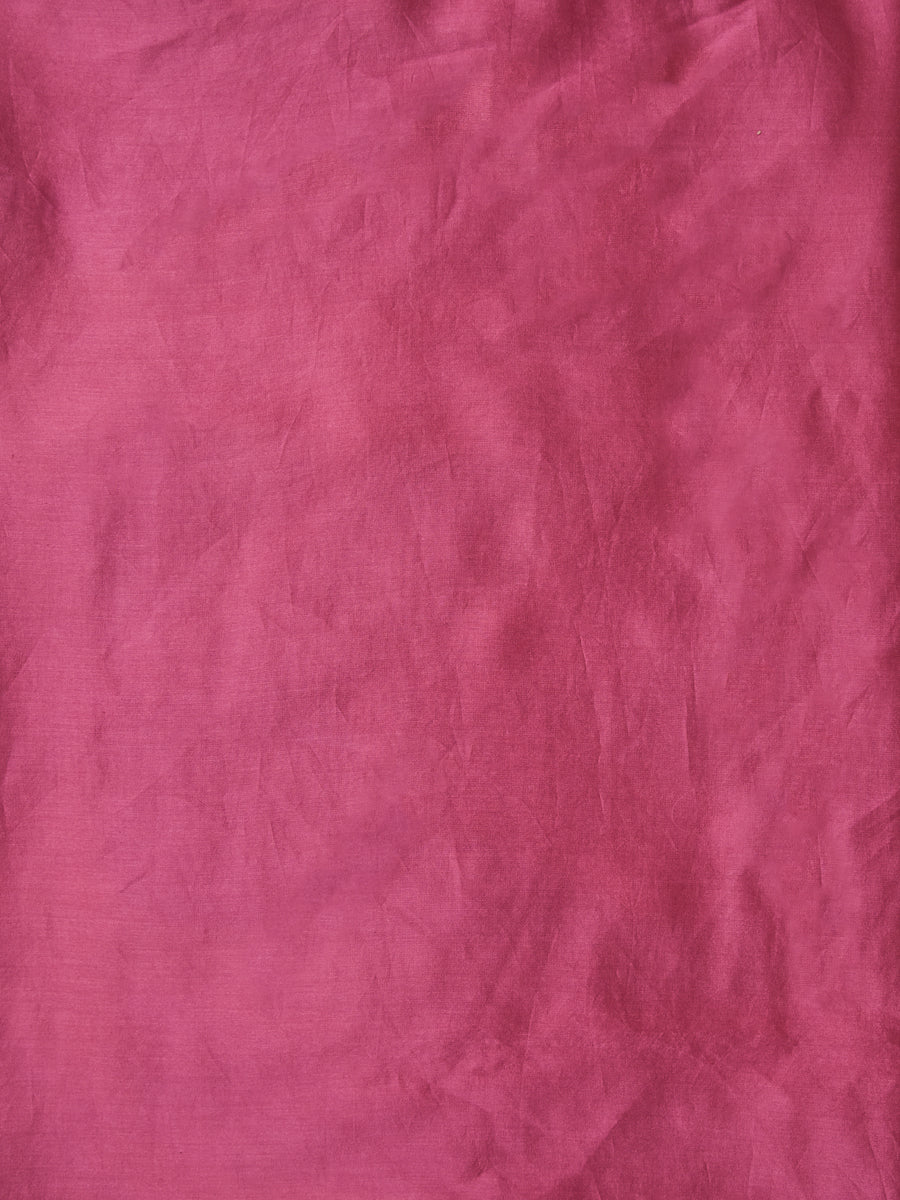 Pink Chanderi Cotton Dress Material