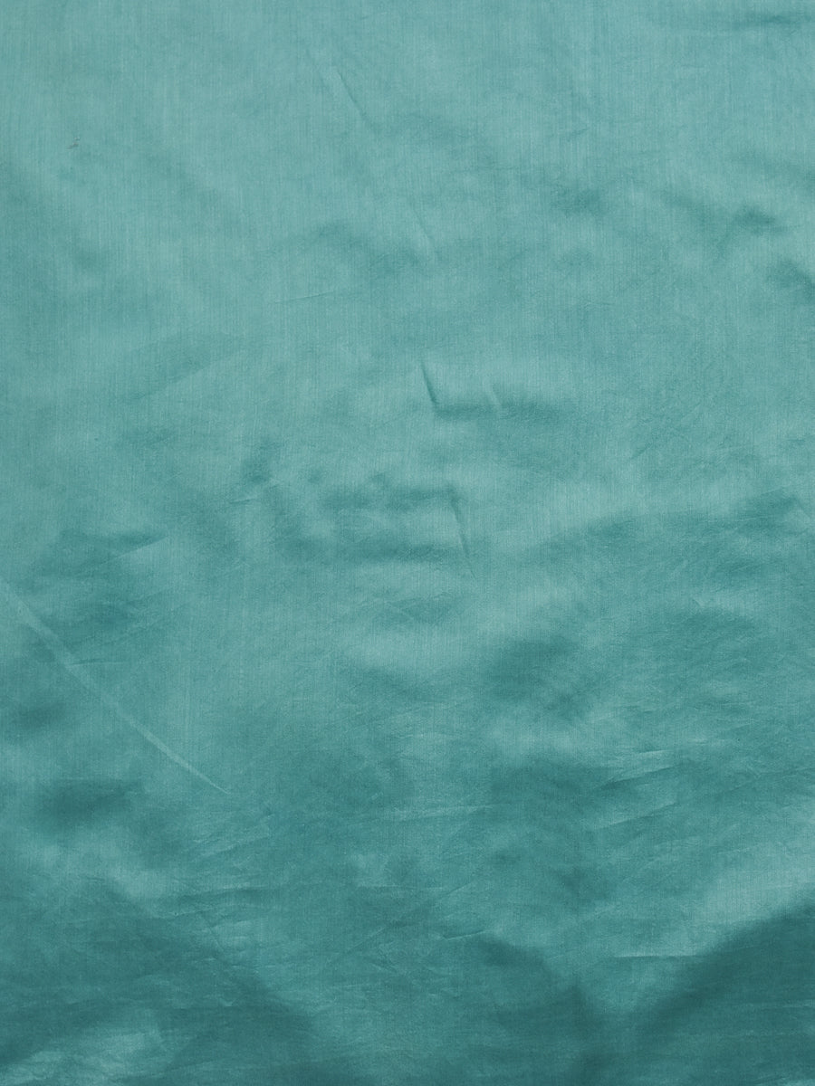 Blue Chanderi Cotton Dress Material