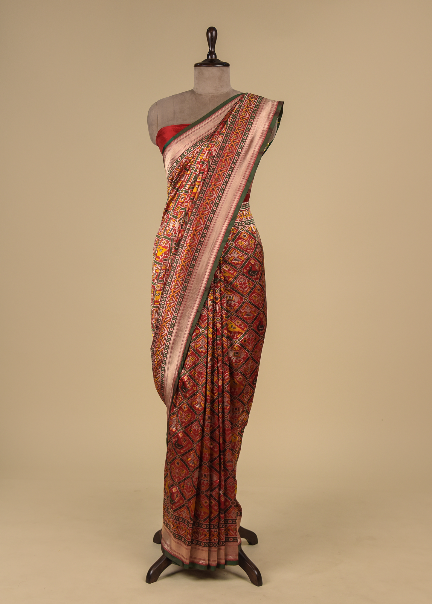 Red Silk Patola Saree