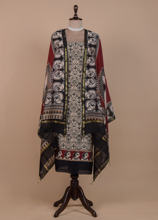 Multicoloured Cotton Dress Material