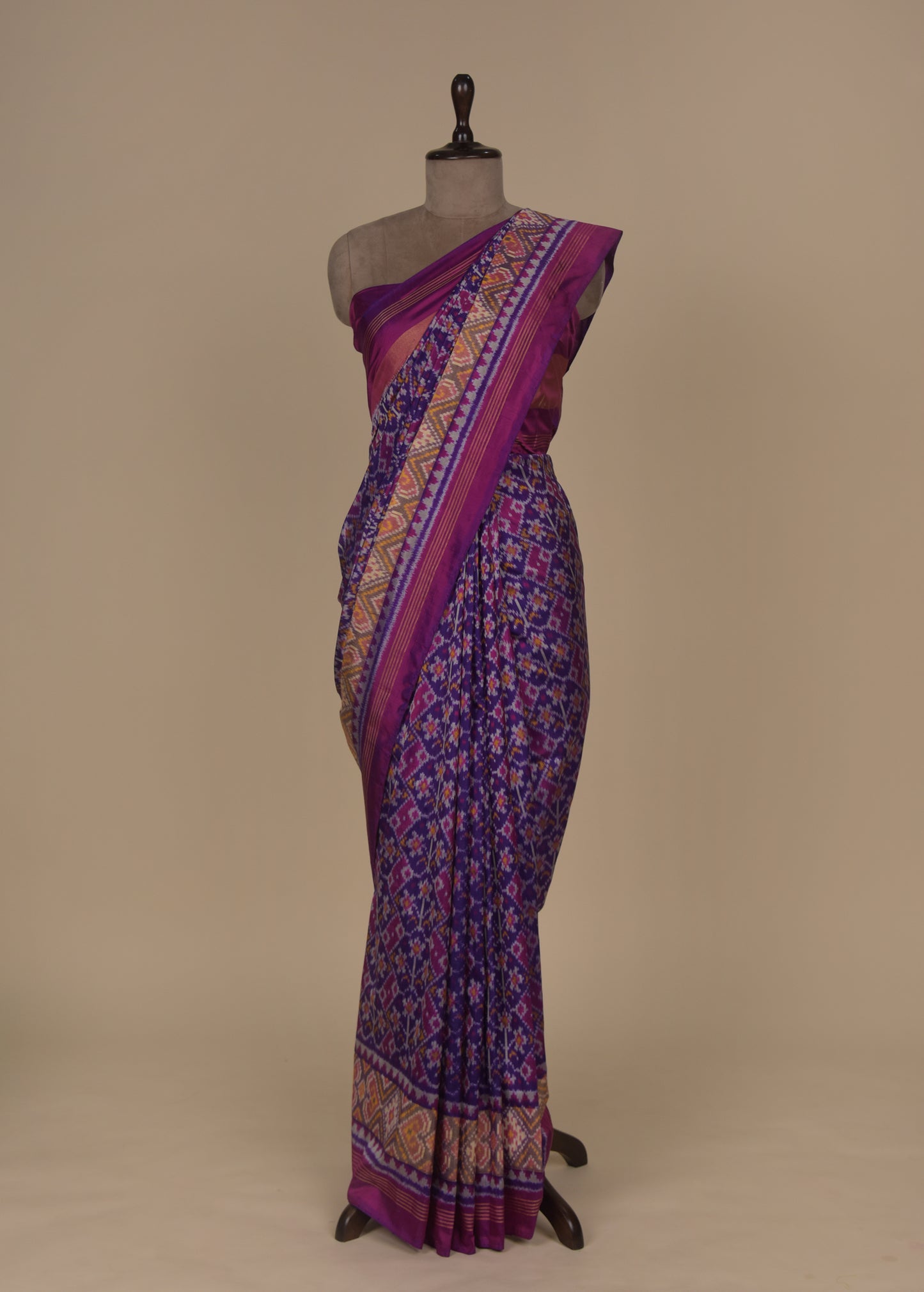 Multicoloured Silk Patola Saree