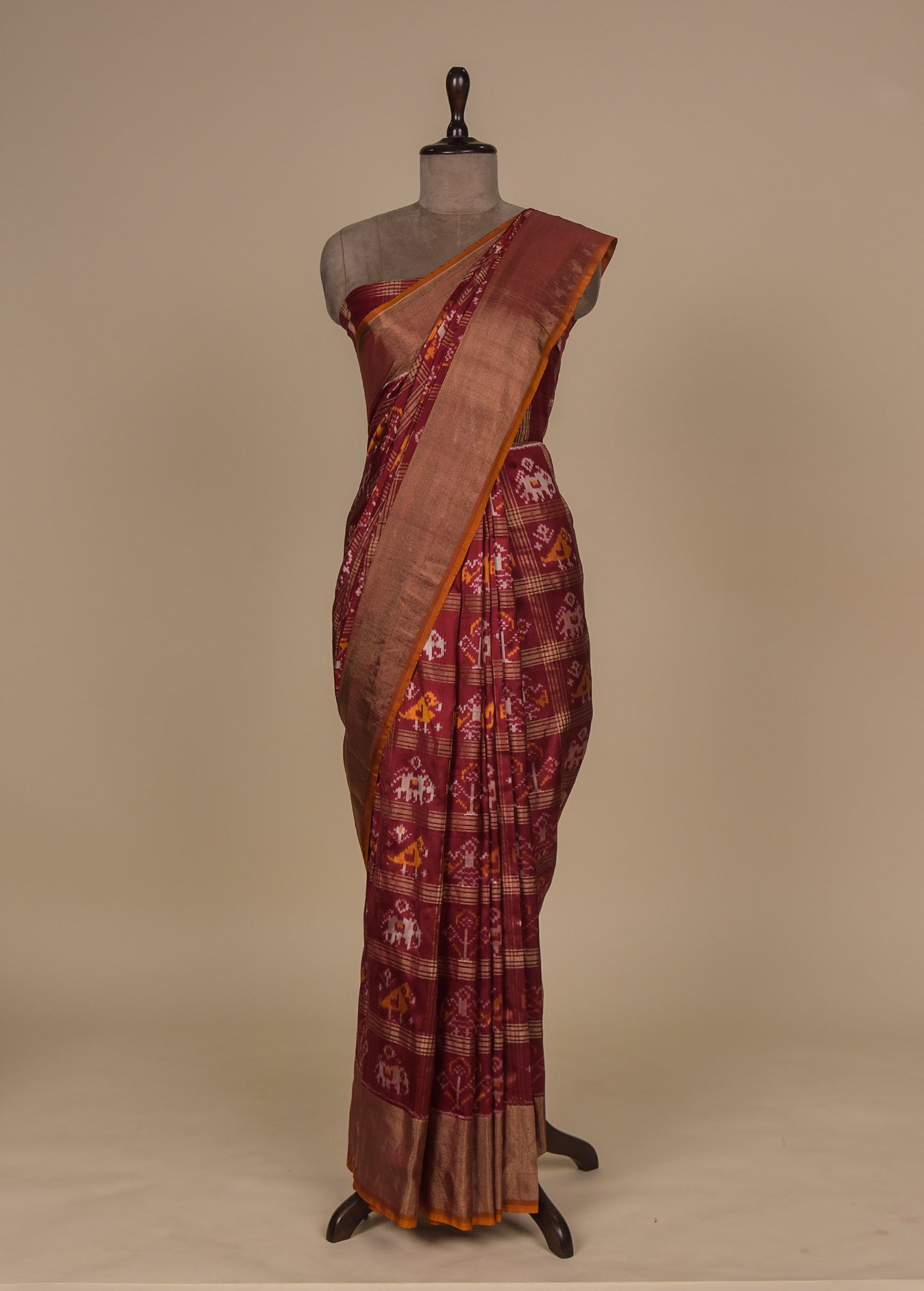 Red Silk Patola Saree