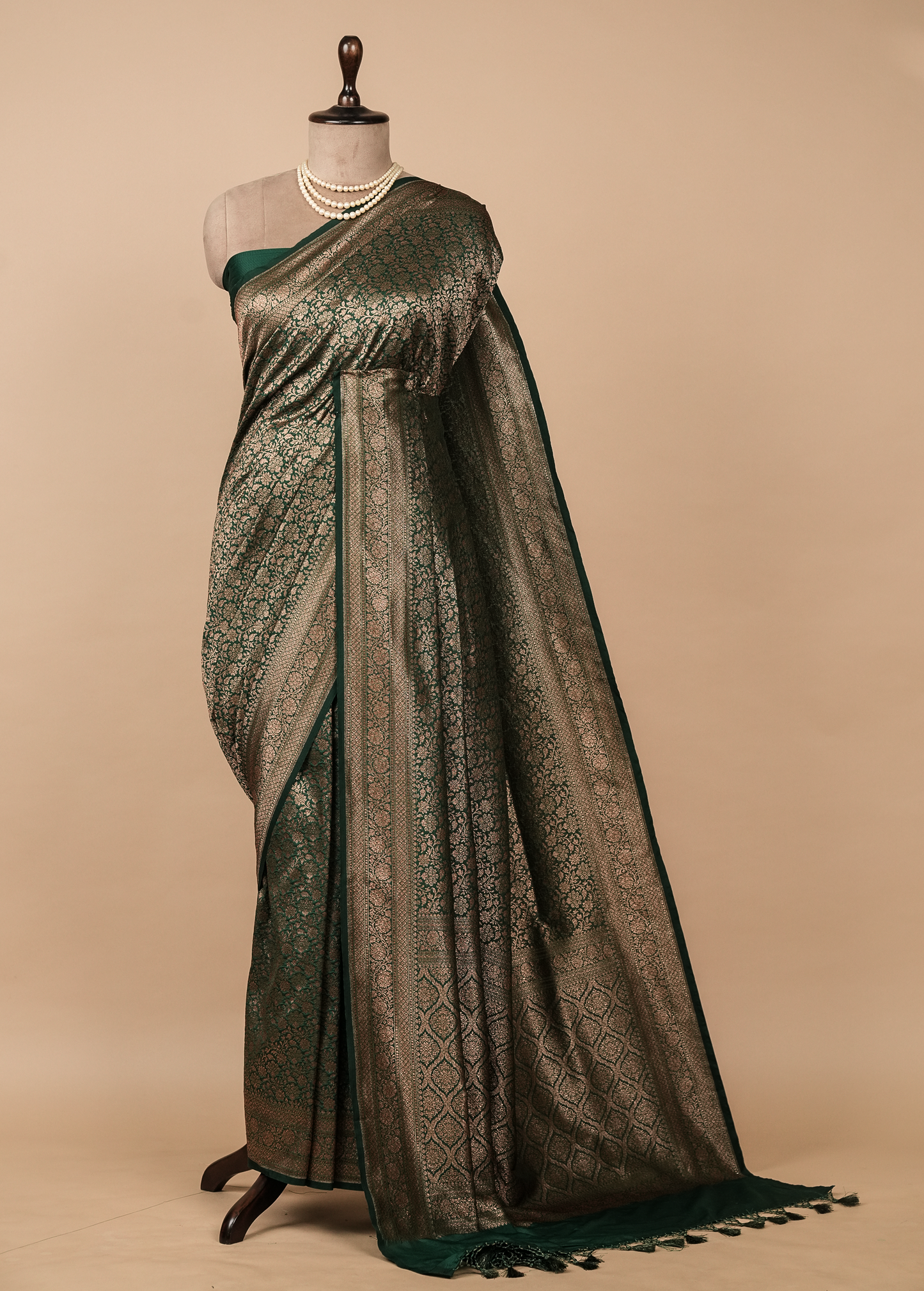 Green Art Silk Banarasi Saree