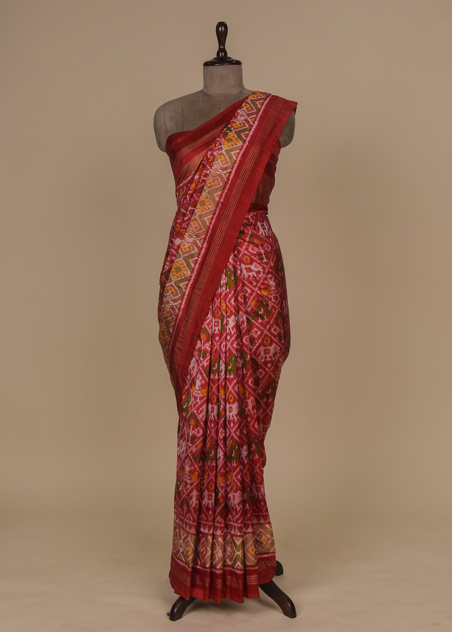 Red Silk Patola Saree