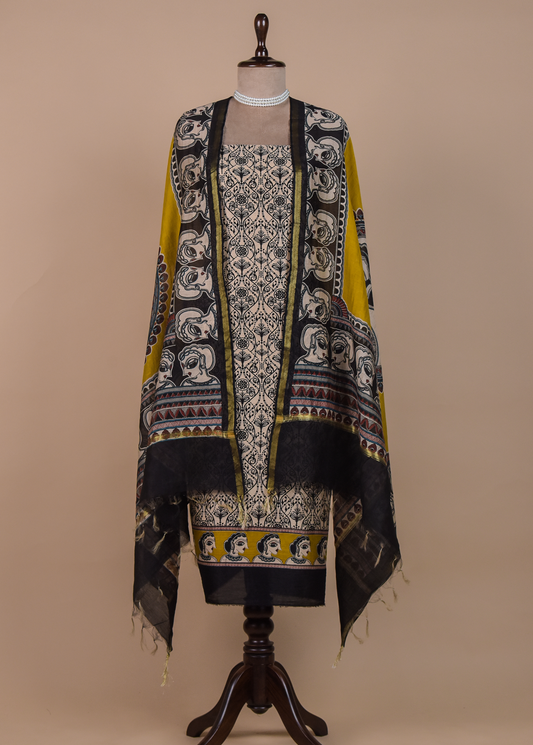 Multicoloured Cotton Dress Material