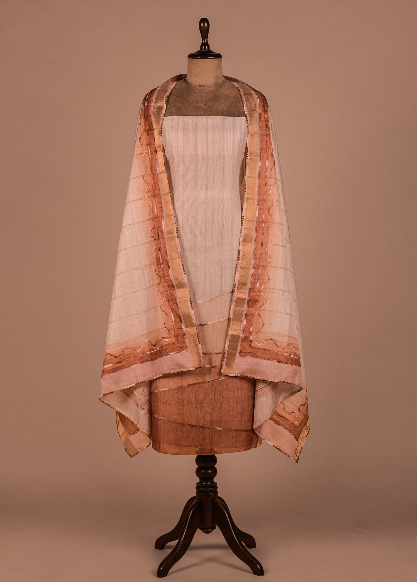 Multicoloured Cotton Dress Material