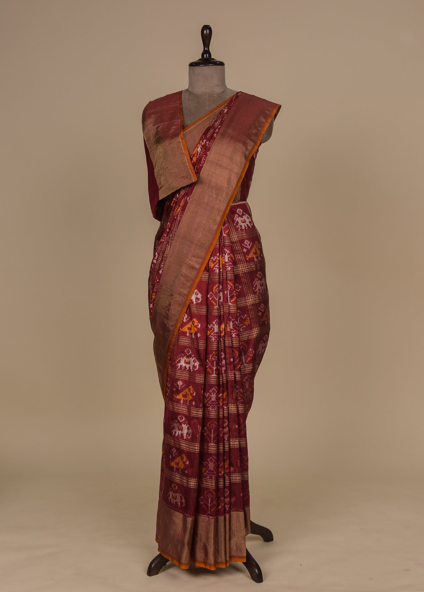 Red Silk Patola Saree