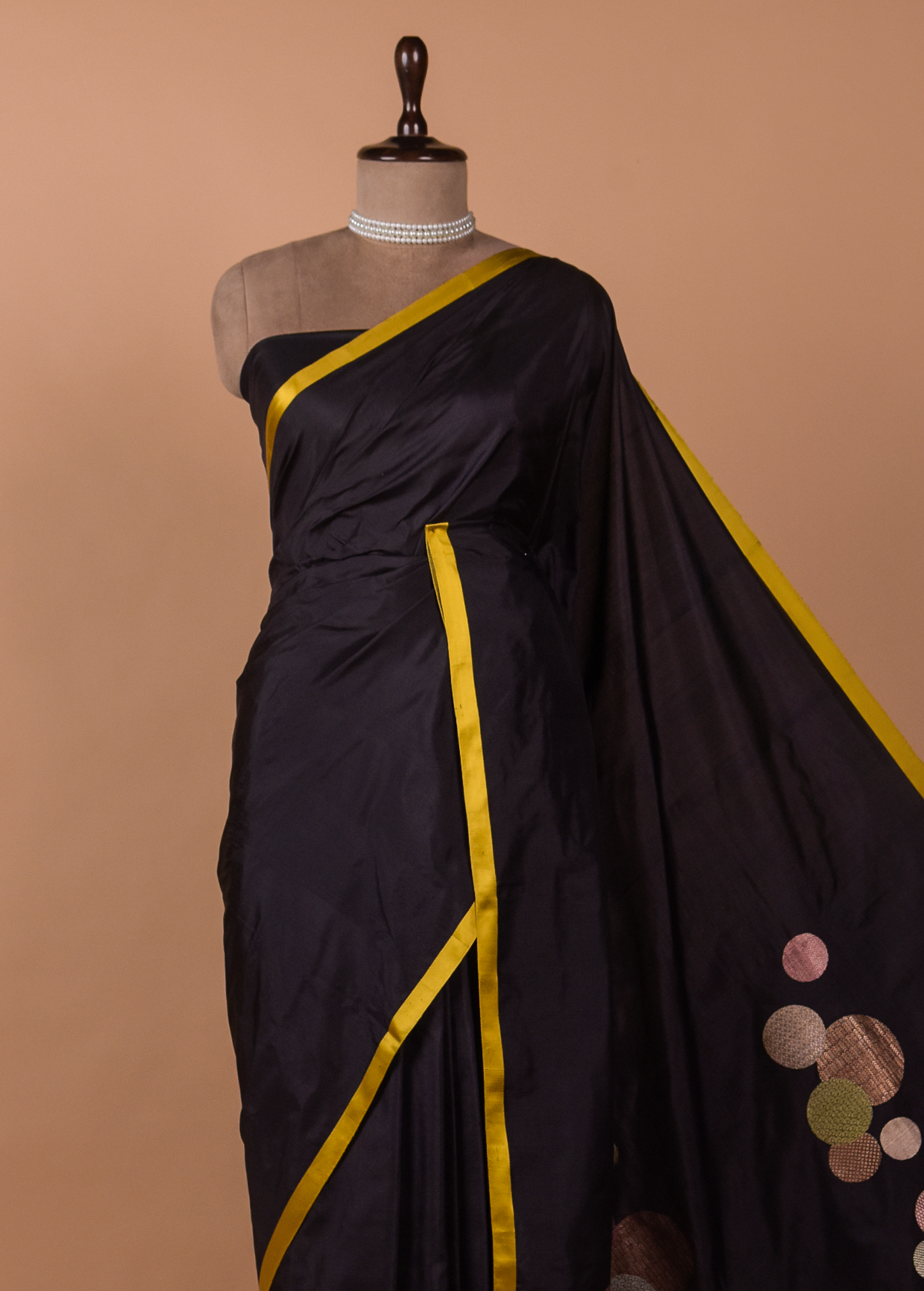 Black Silk Banarasi Saree