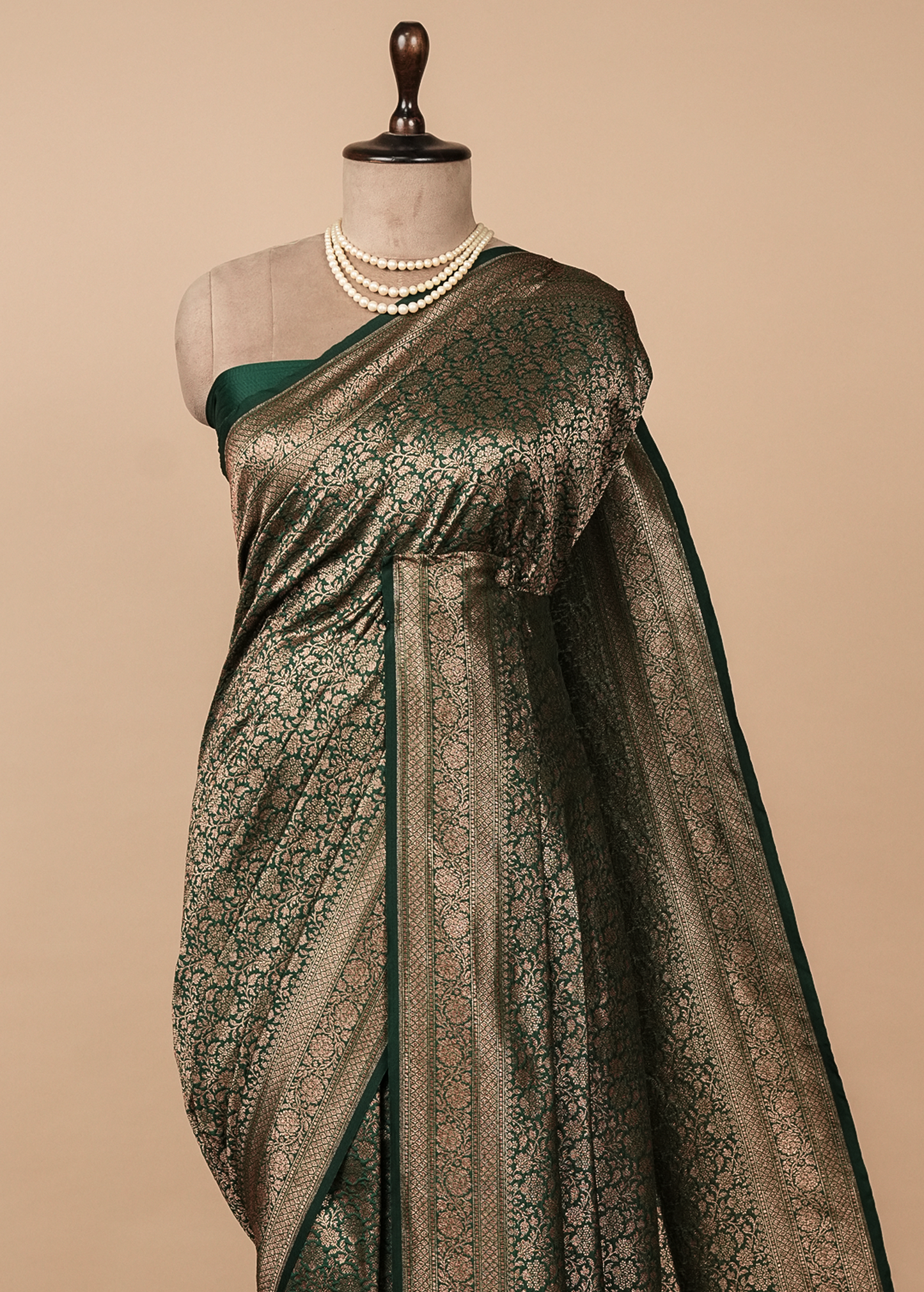 Green Art Silk Banarasi Saree