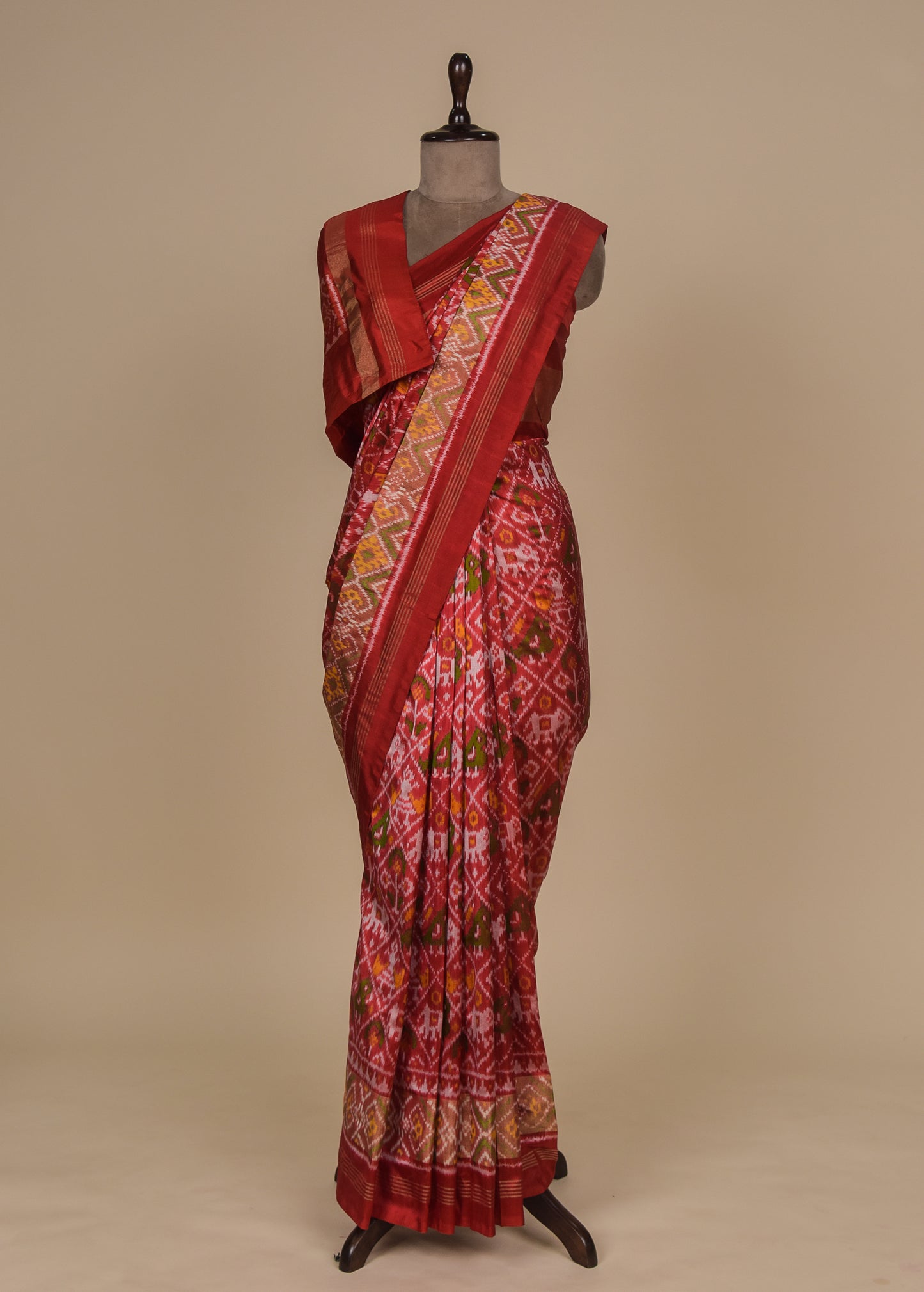 Red Silk Patola Saree