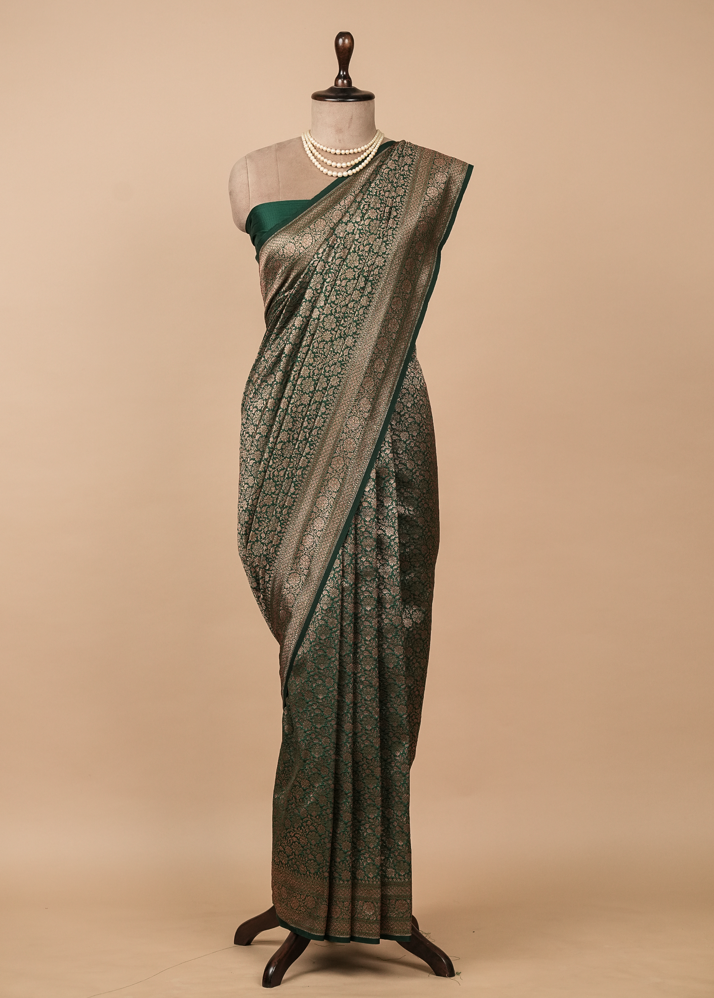 Green Art Silk Banarasi Saree