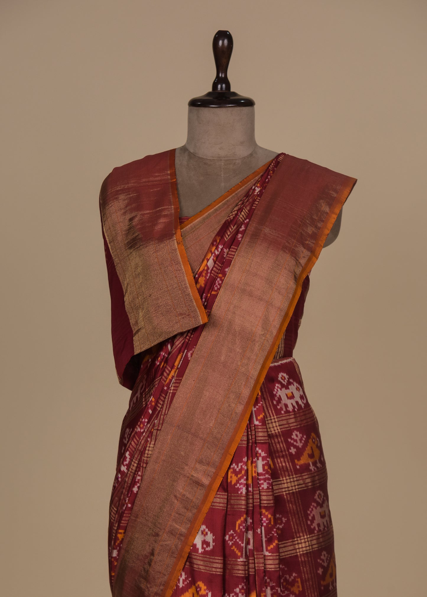 Red Silk Patola Saree