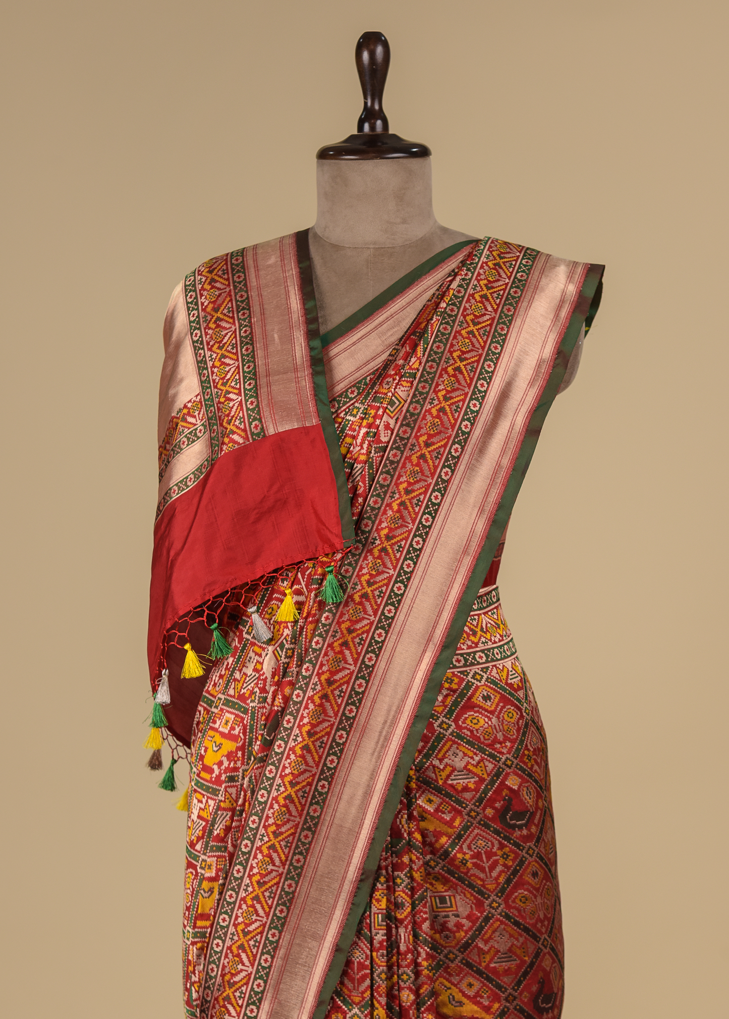 Red Silk Patola Saree