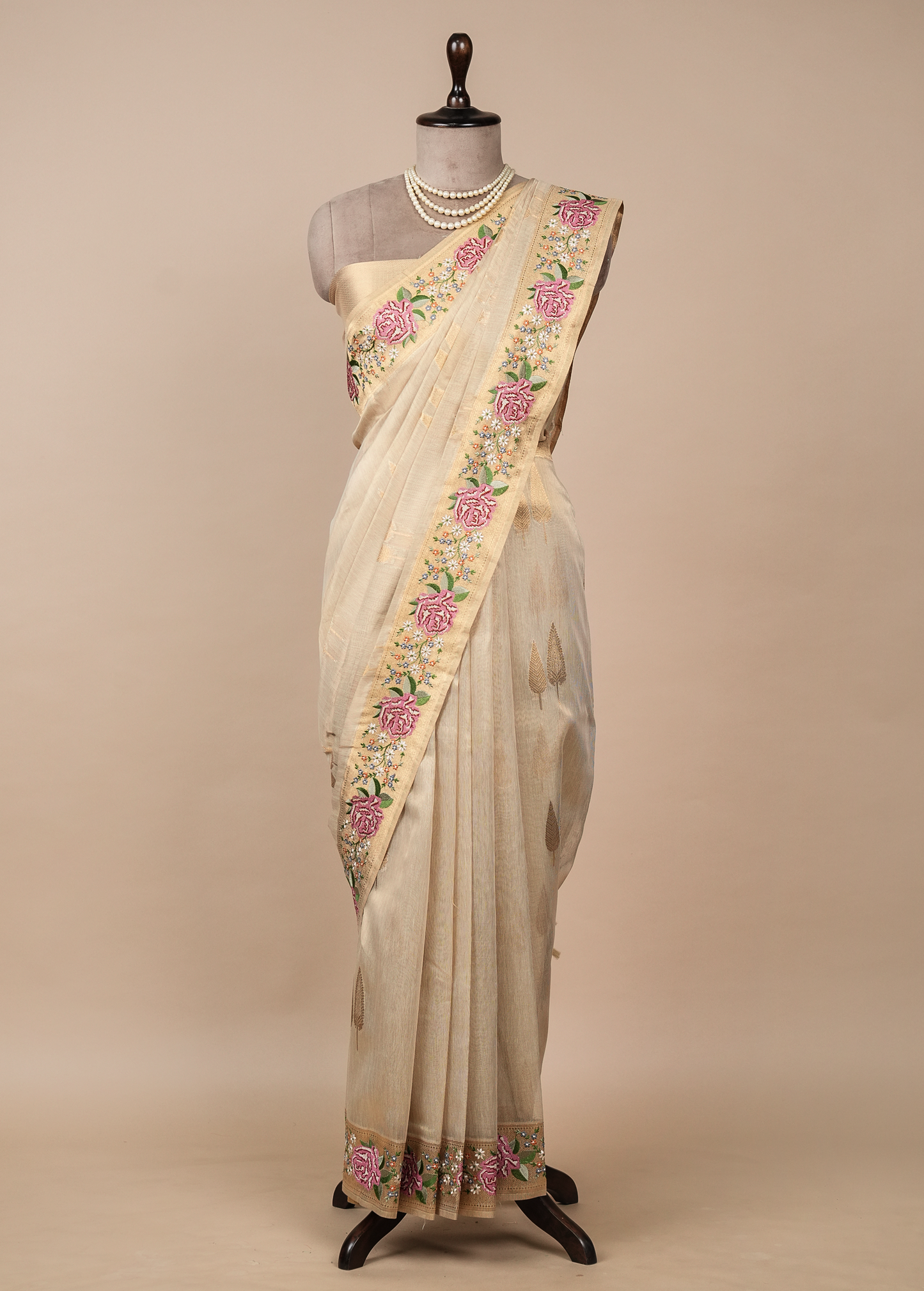 Gold Tissue Banarasi Saree