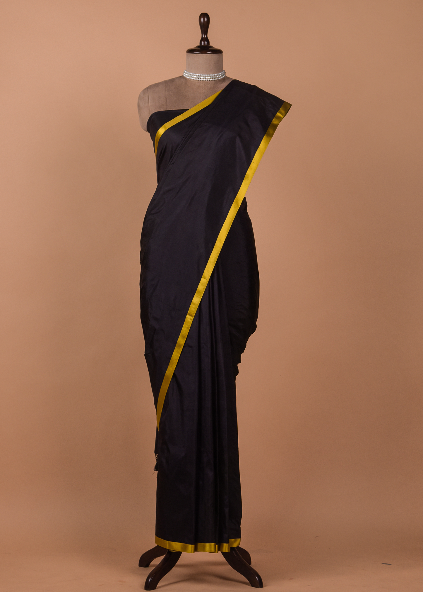 Black Silk Banarasi Saree