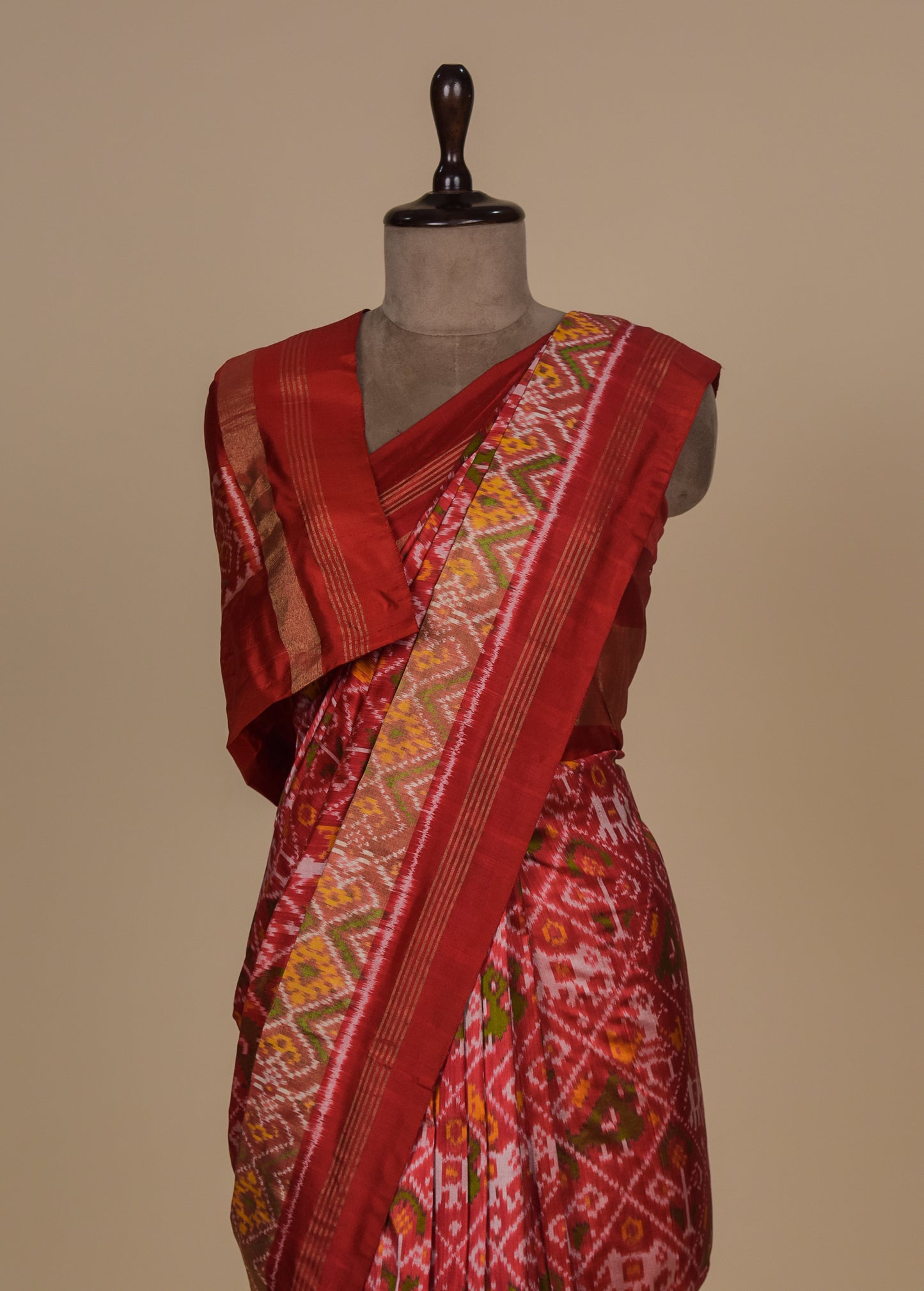 Red Silk Patola Saree