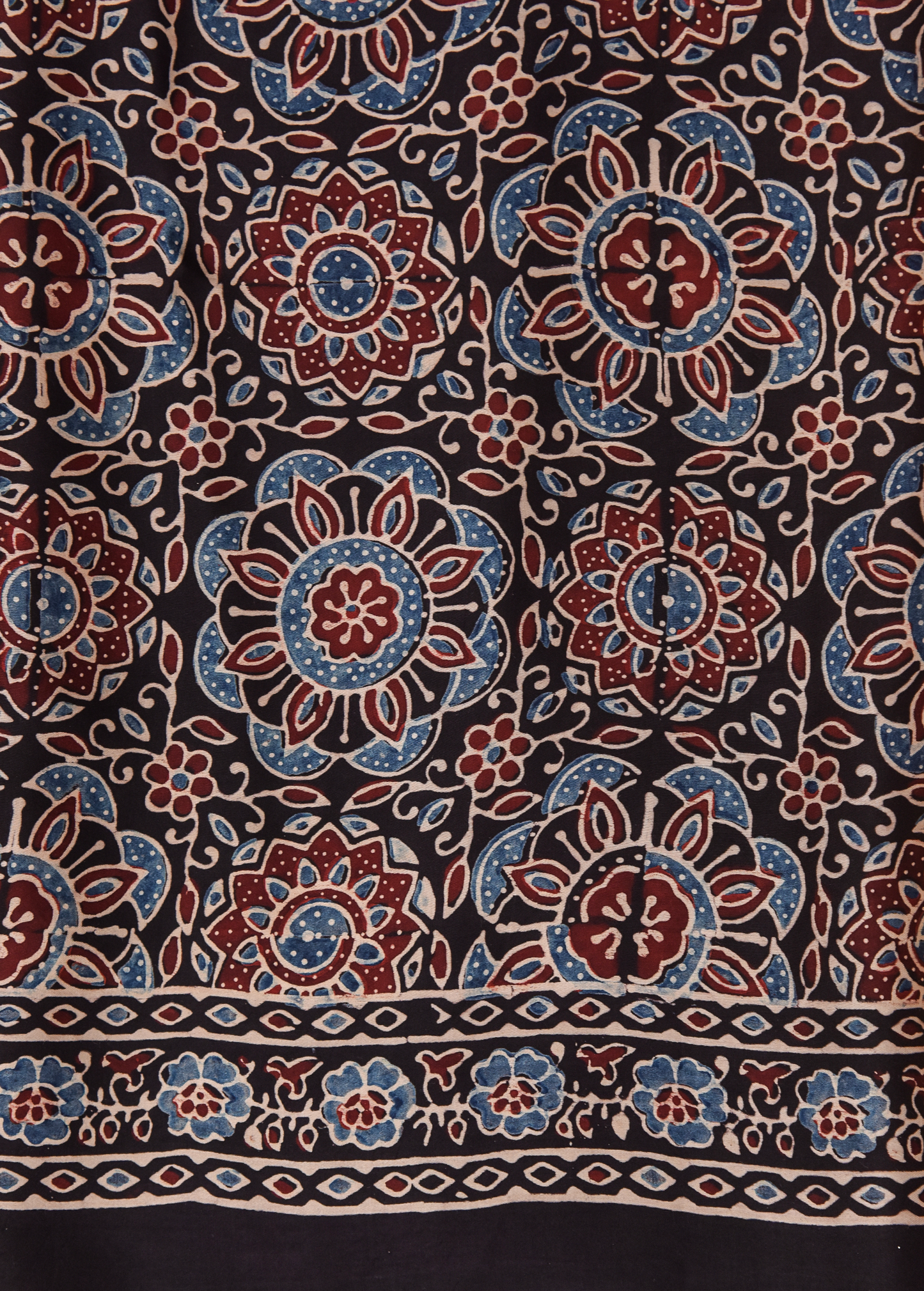 Black Gajji Silk Printed Saree