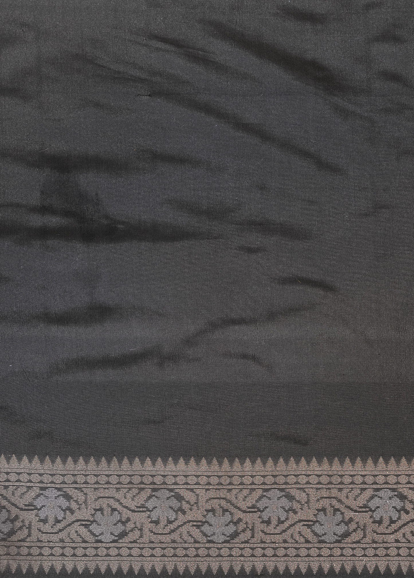 Grey Art Silk Banarasi Saree