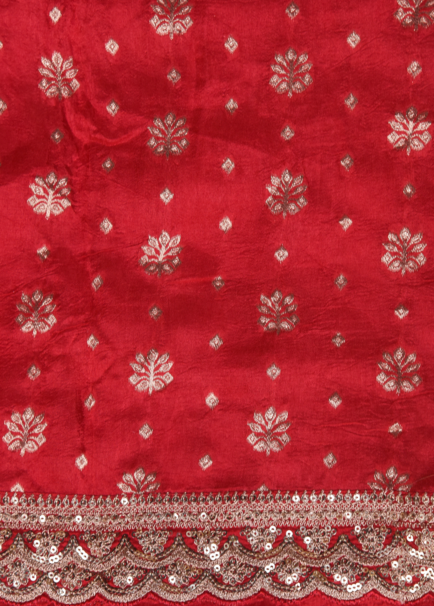 Red Georgette Banarasi Saree