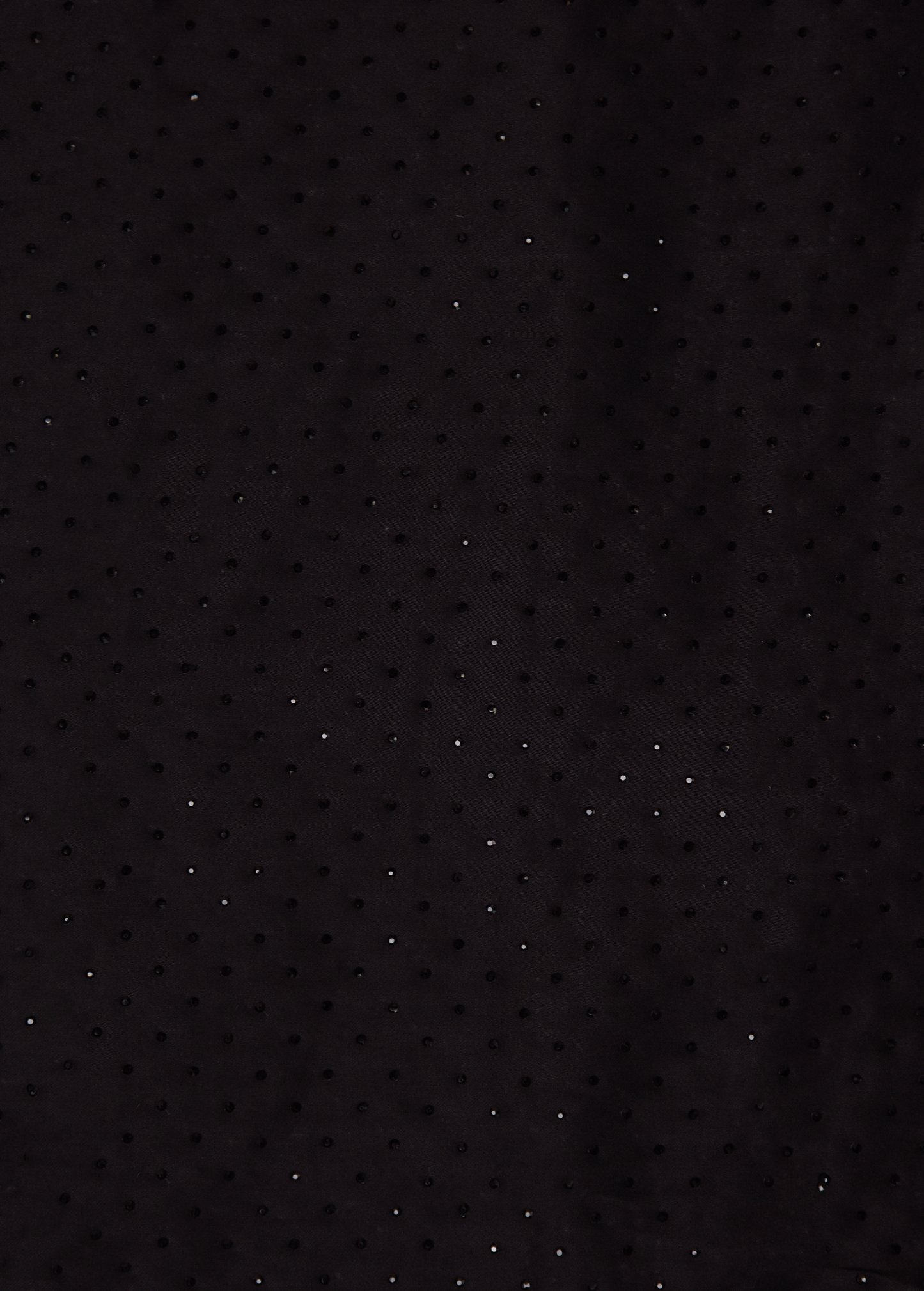 Black Satin Embroidered Saree