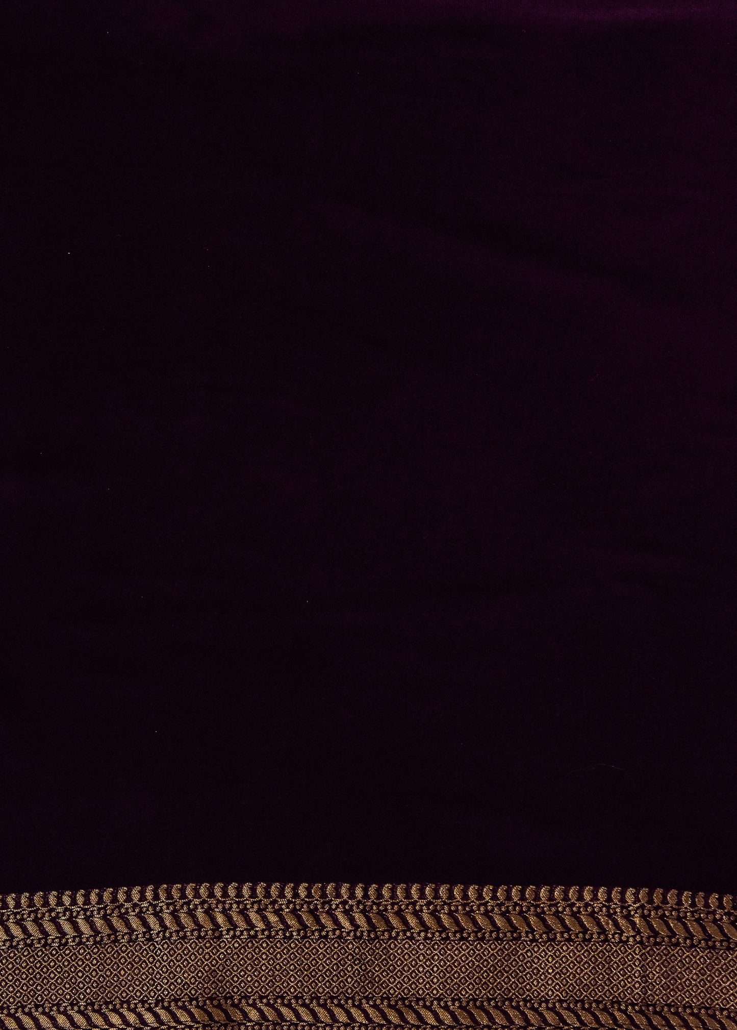 Wine Georgette Banarasi Saree