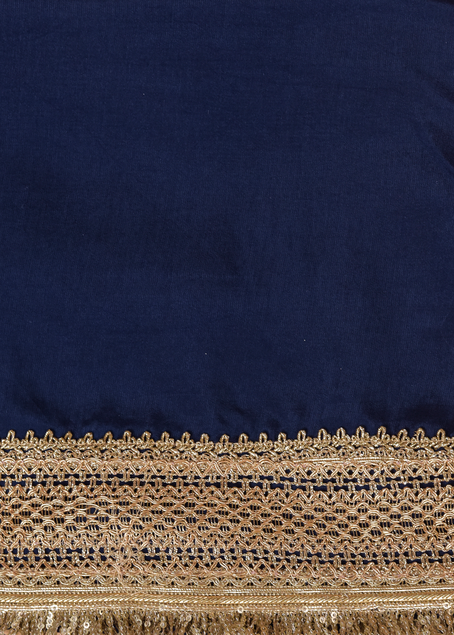 Blue Organza Embroidered Saree