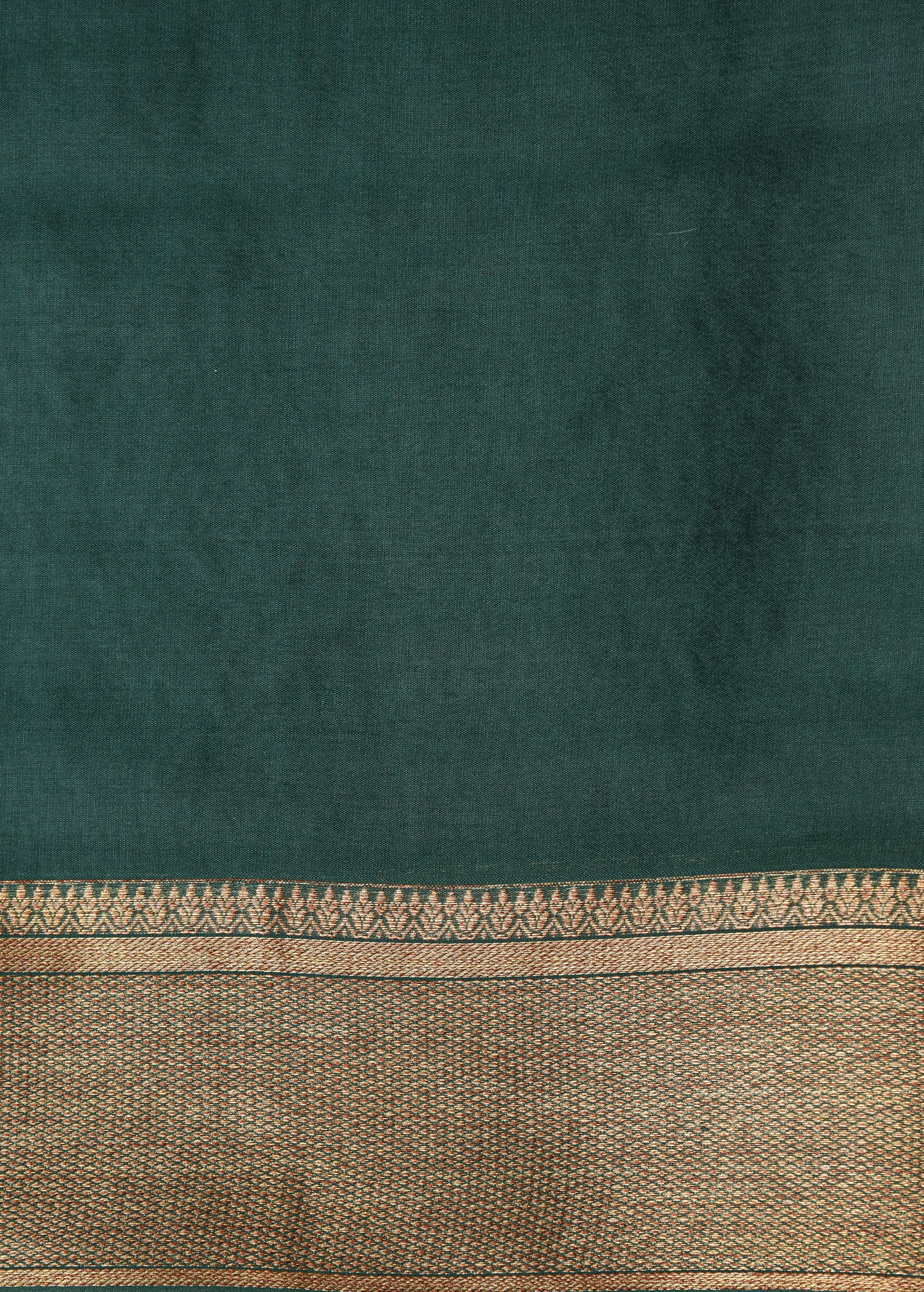 Green Crepe Banarasi Saree