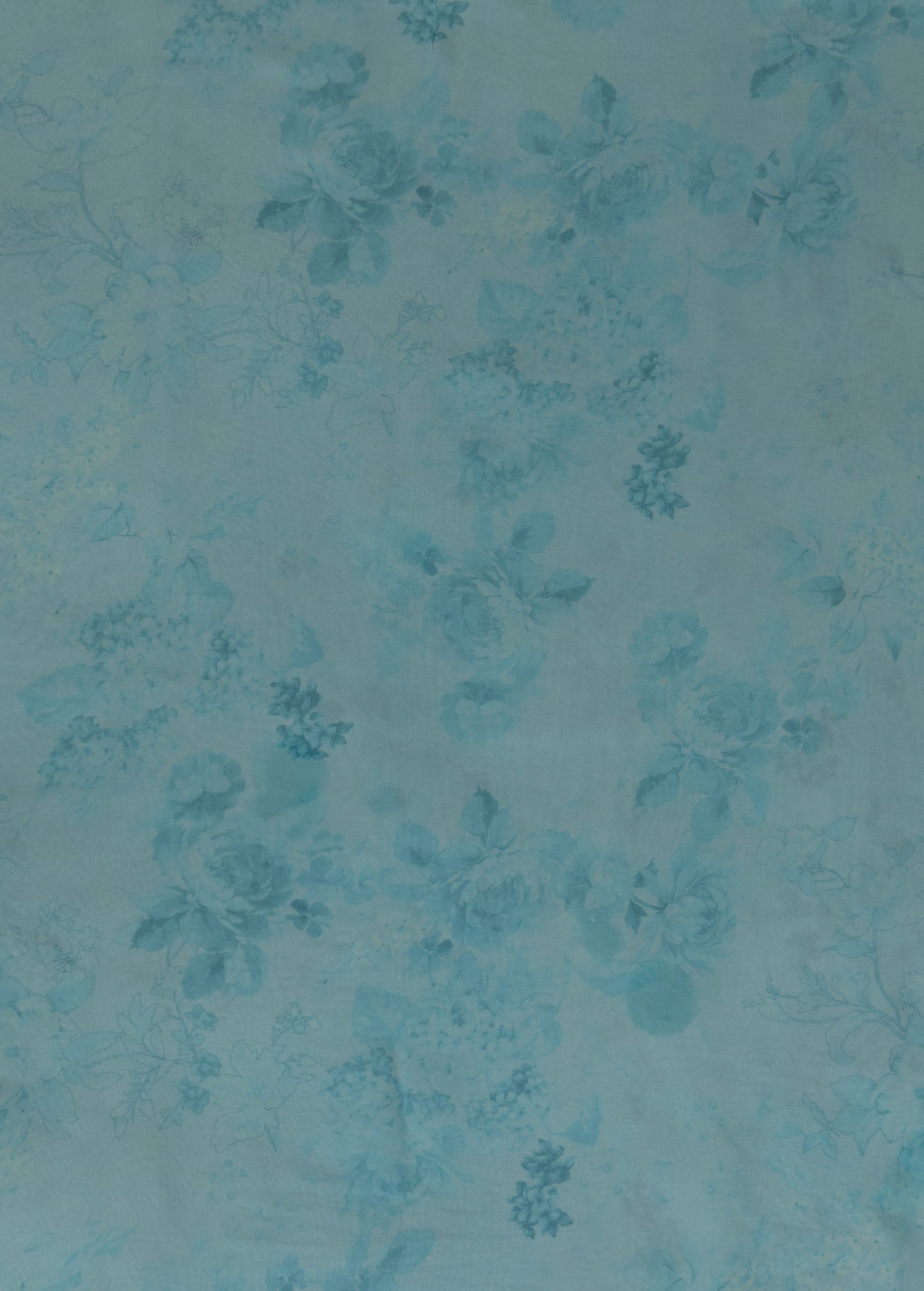 Blue Georgette Printed Saree