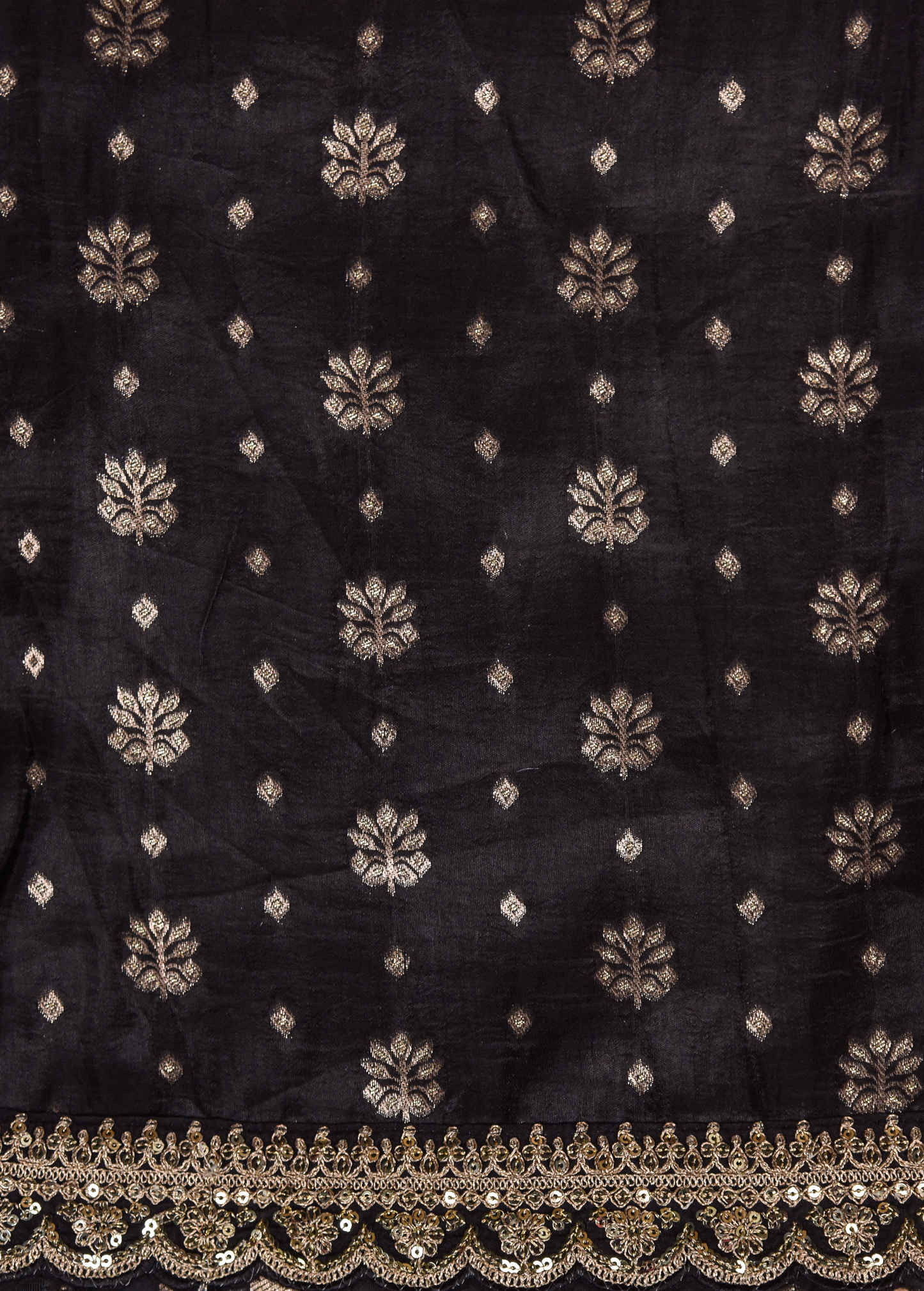 Black Georgette Banarasi Saree