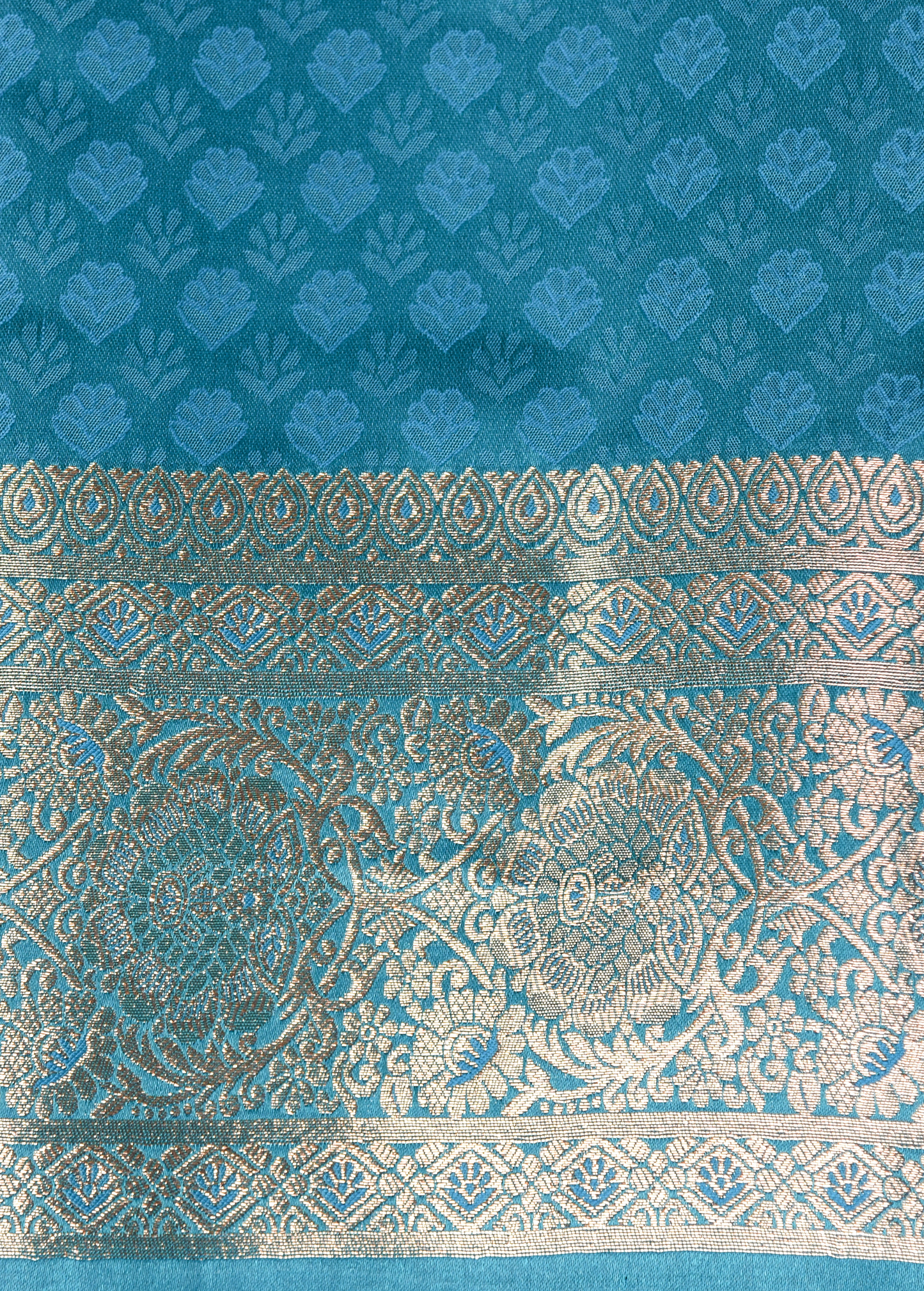 Blue Art Silk Kanjeevaram Saree