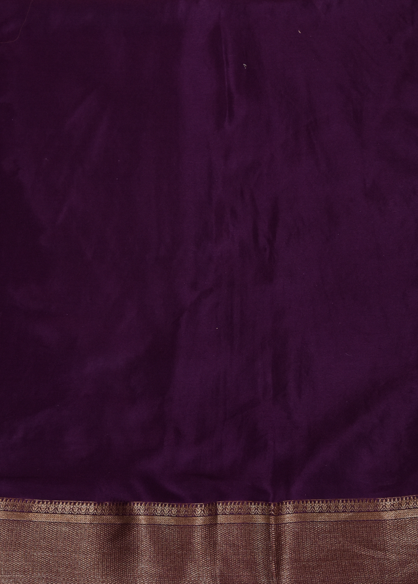 Purple Crepe Silk Banarasi Saree