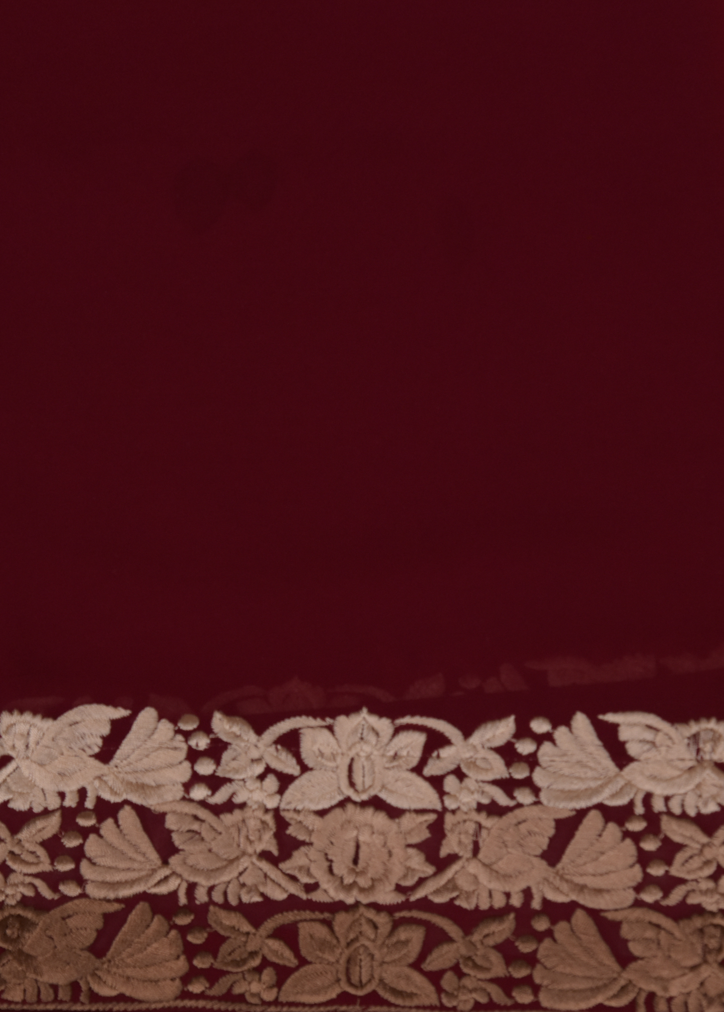 Pink Georgette Embroidered Saree
