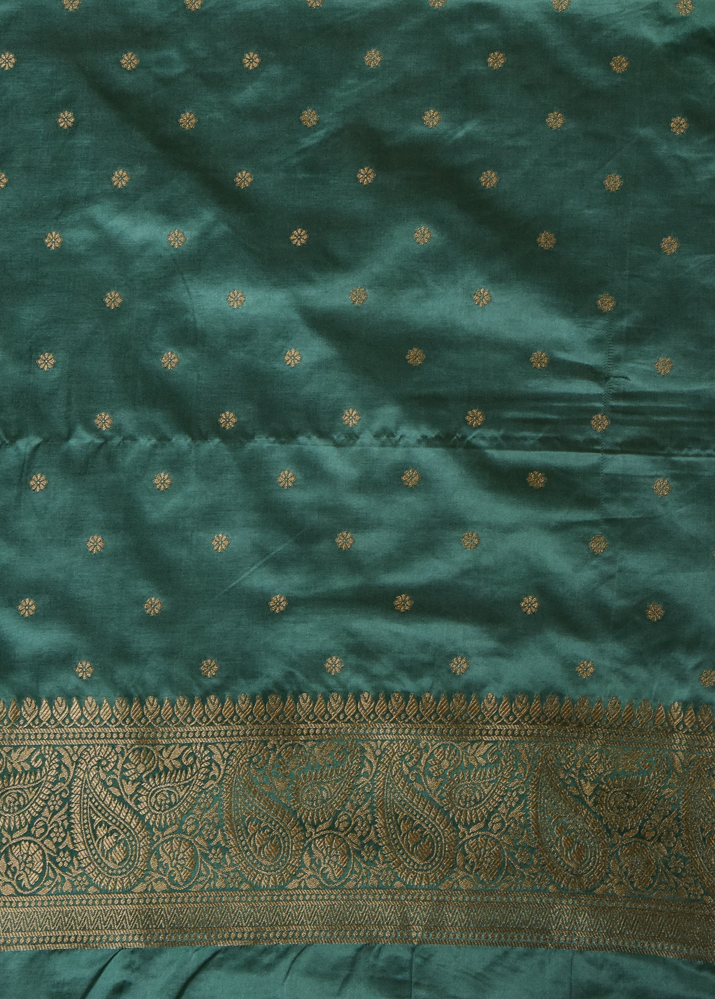 Blue Art Satin Banarasi Saree