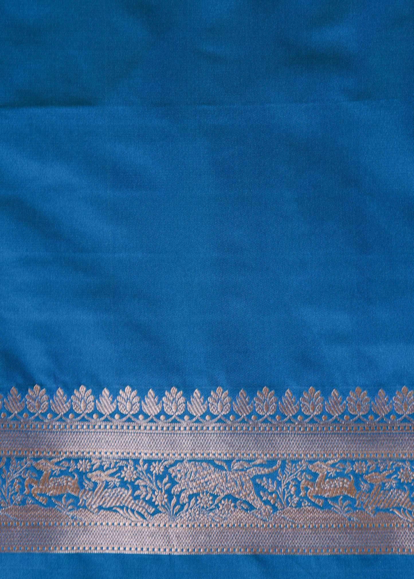 Blue Art Silk Banarasi Saree