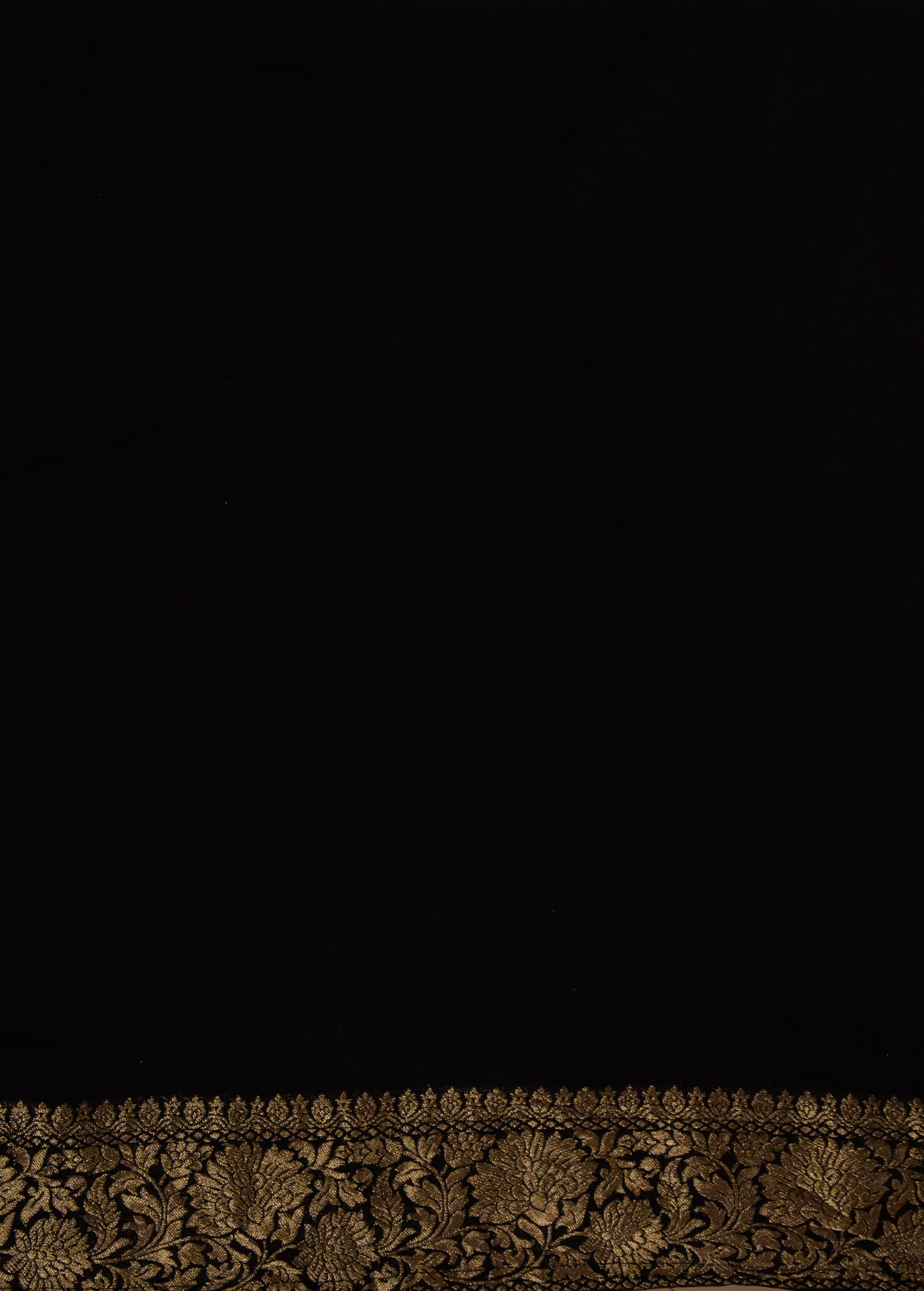 Black Georgette Banarasi Saree