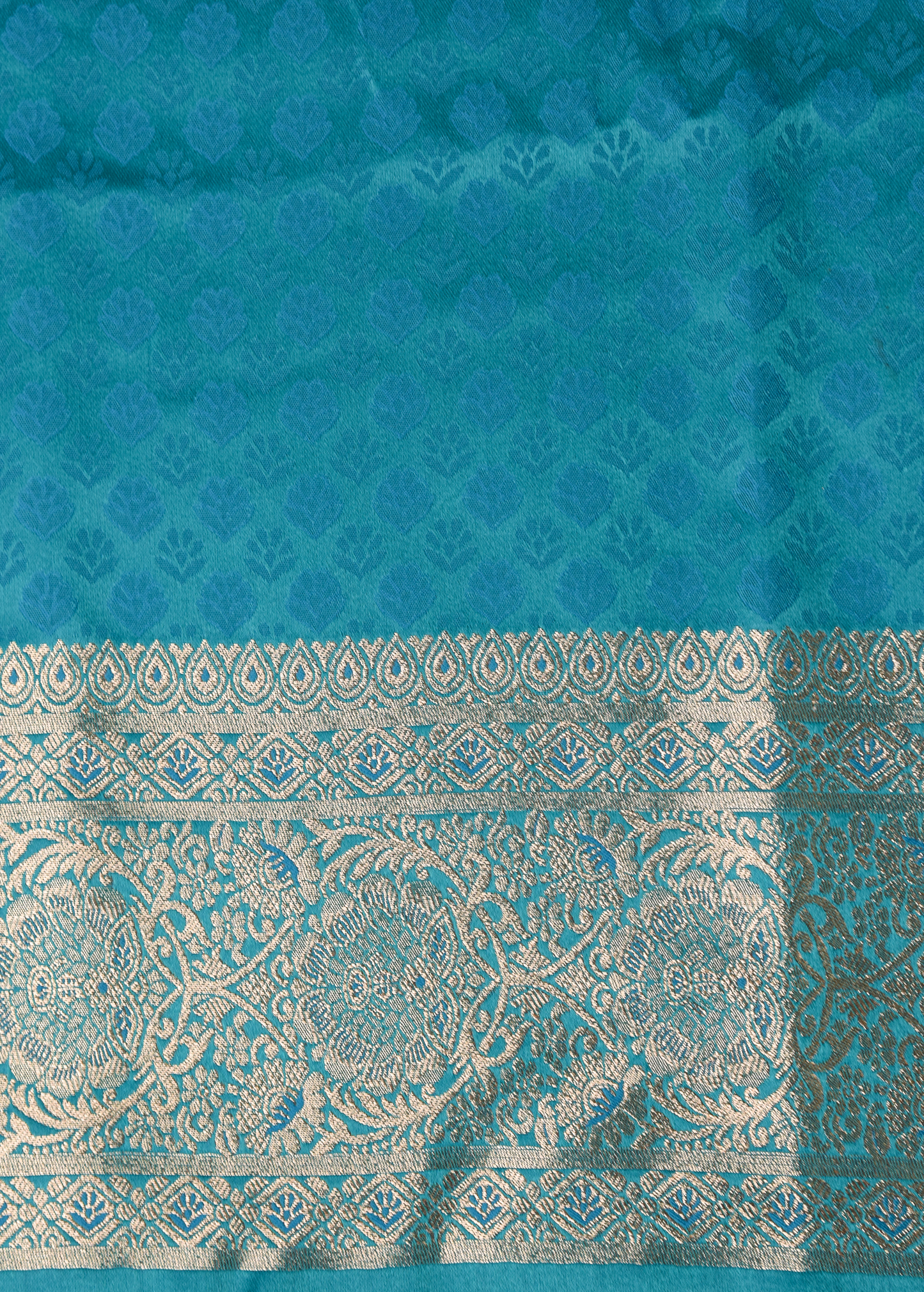 Blue Art Silk Banarasi Saree