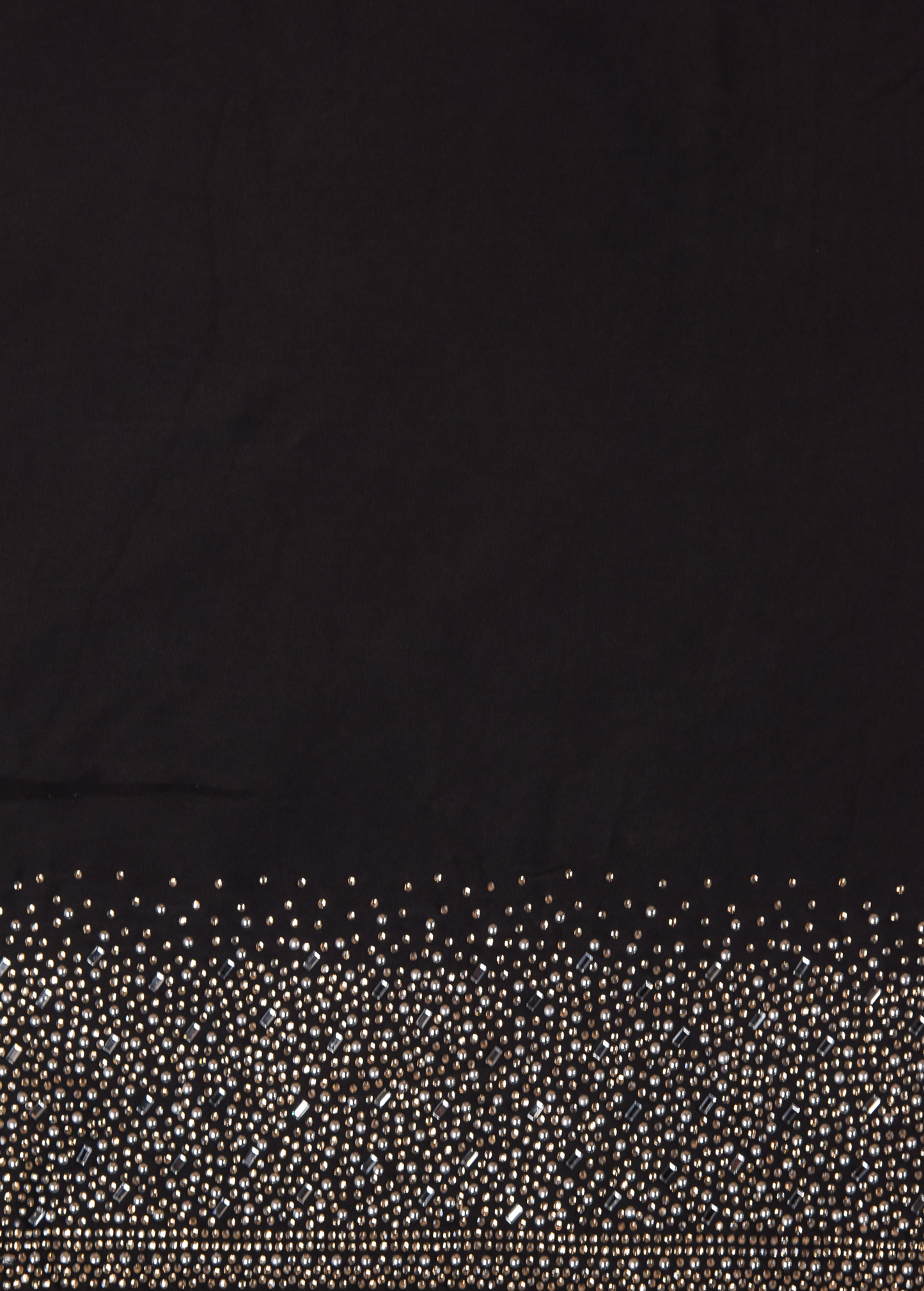 Black Chantily Lace Embroidered Saree