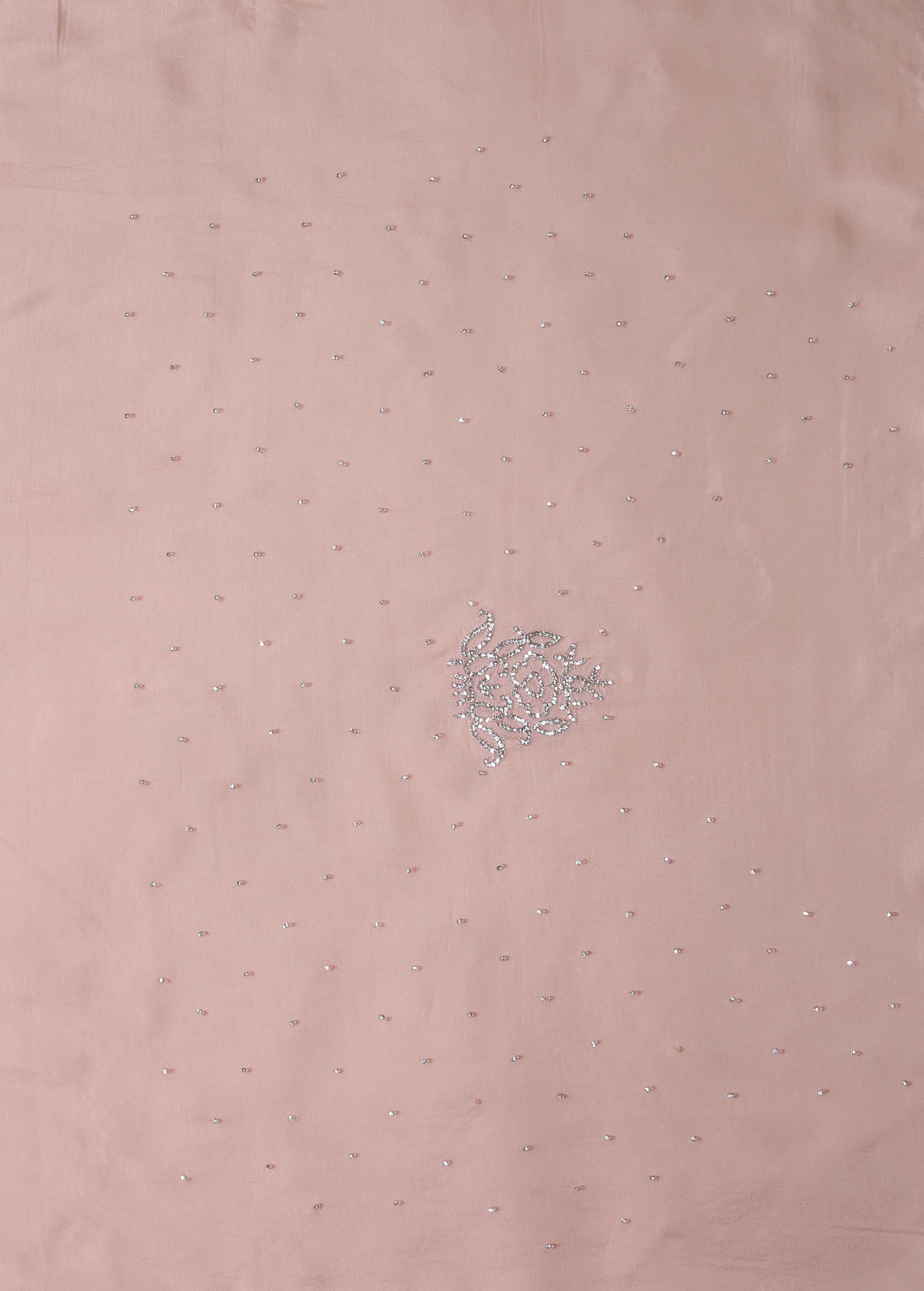 Pink Georgette Embroidered Saree