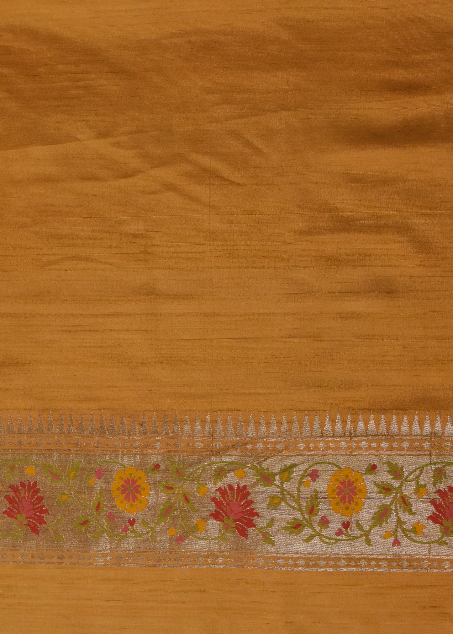 Purple Tussar Georgette Banarasi Saree