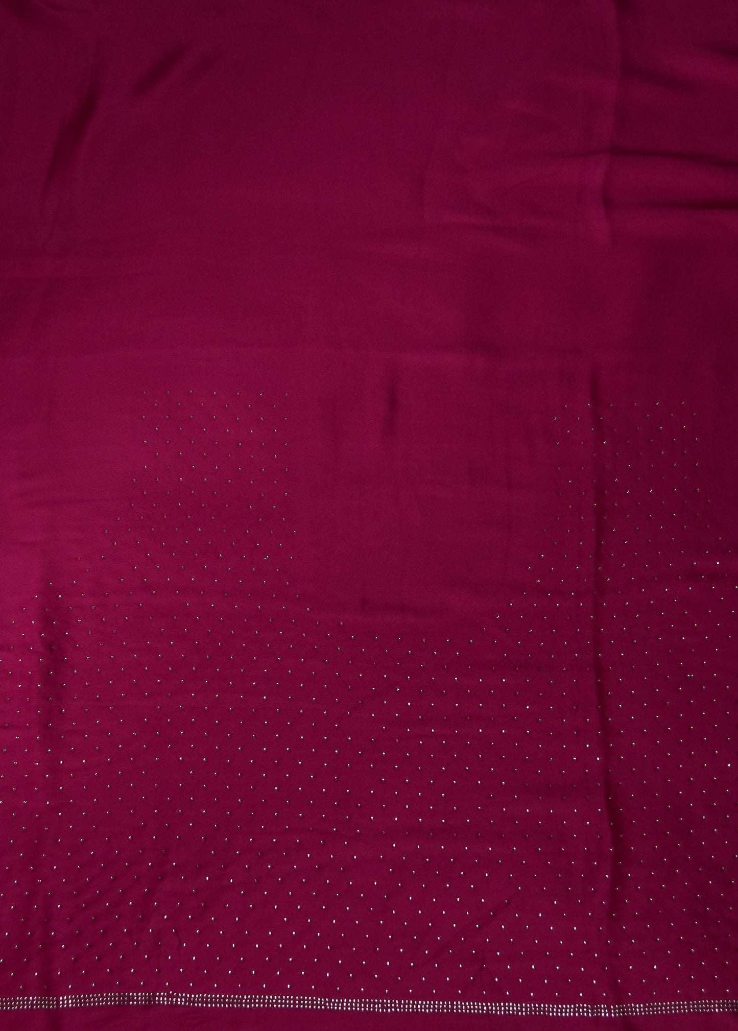 Pink Crepe Embroidered Saree
