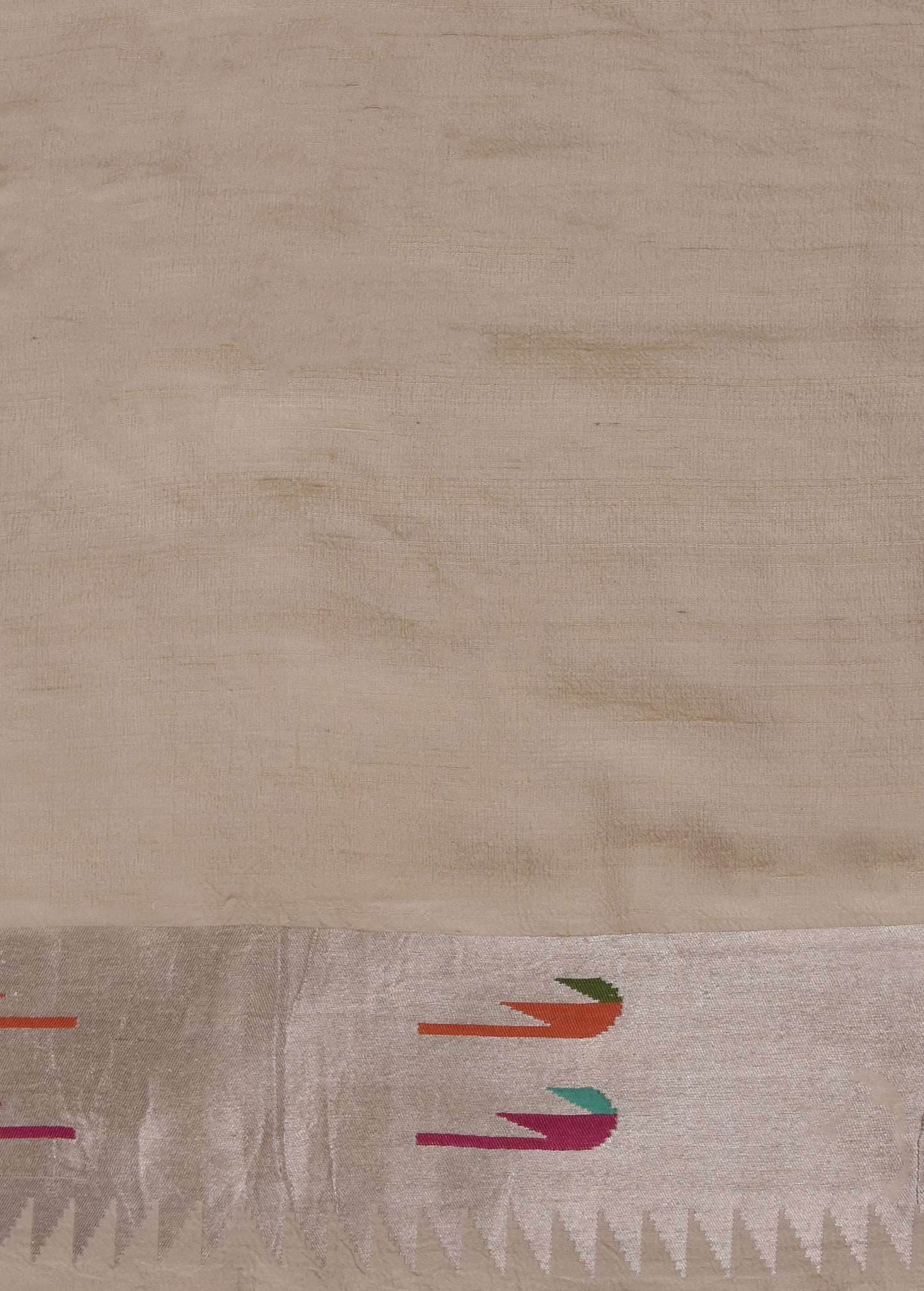 Silver Moonga Banarasi Saree