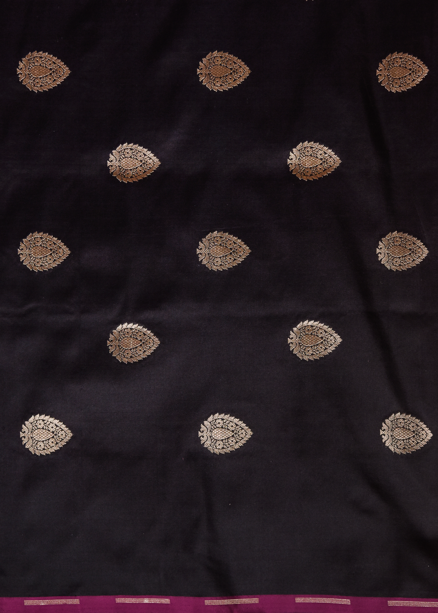 Black Silk Dress Material