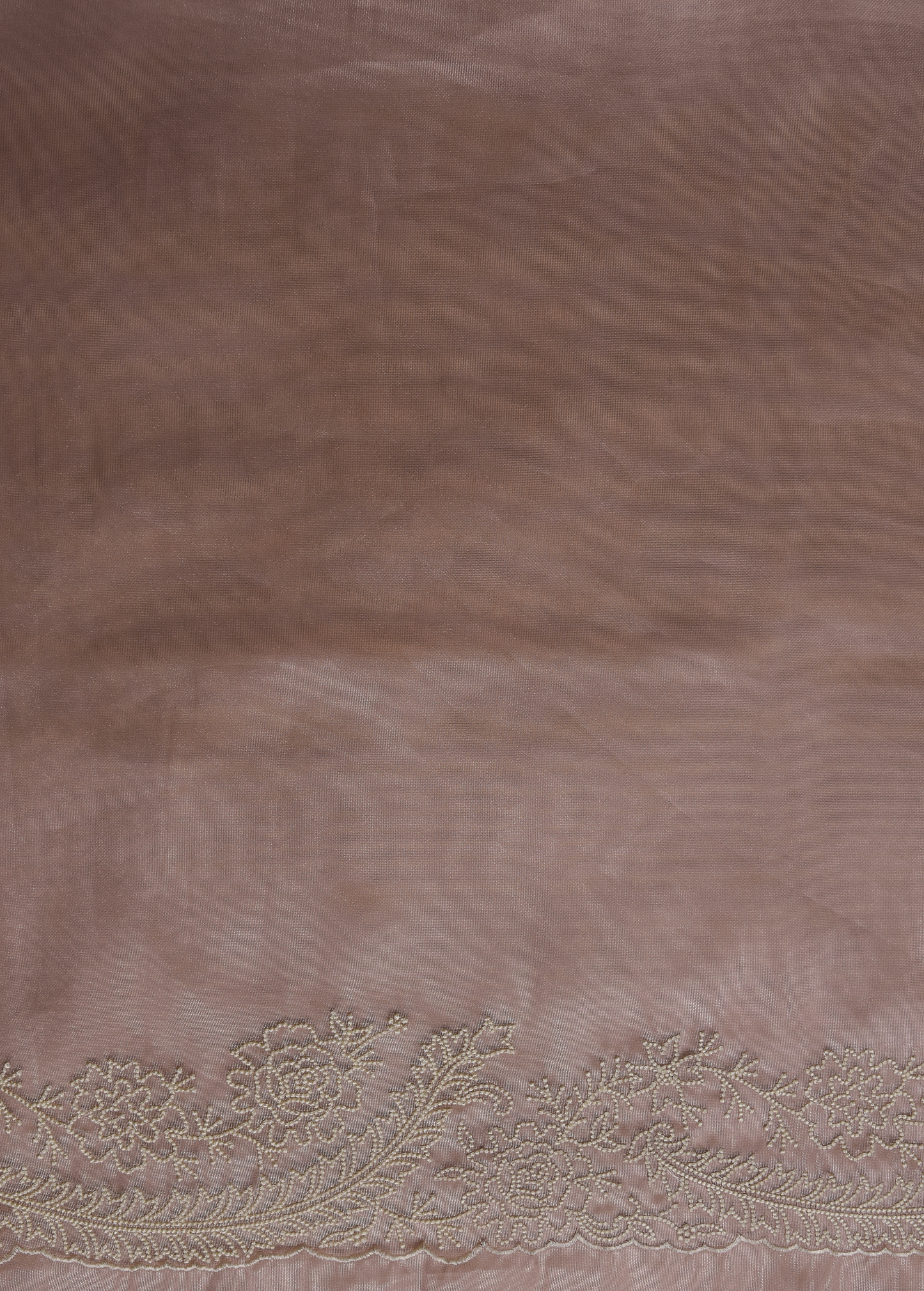Pink Tissue Organza Embroidered Saree